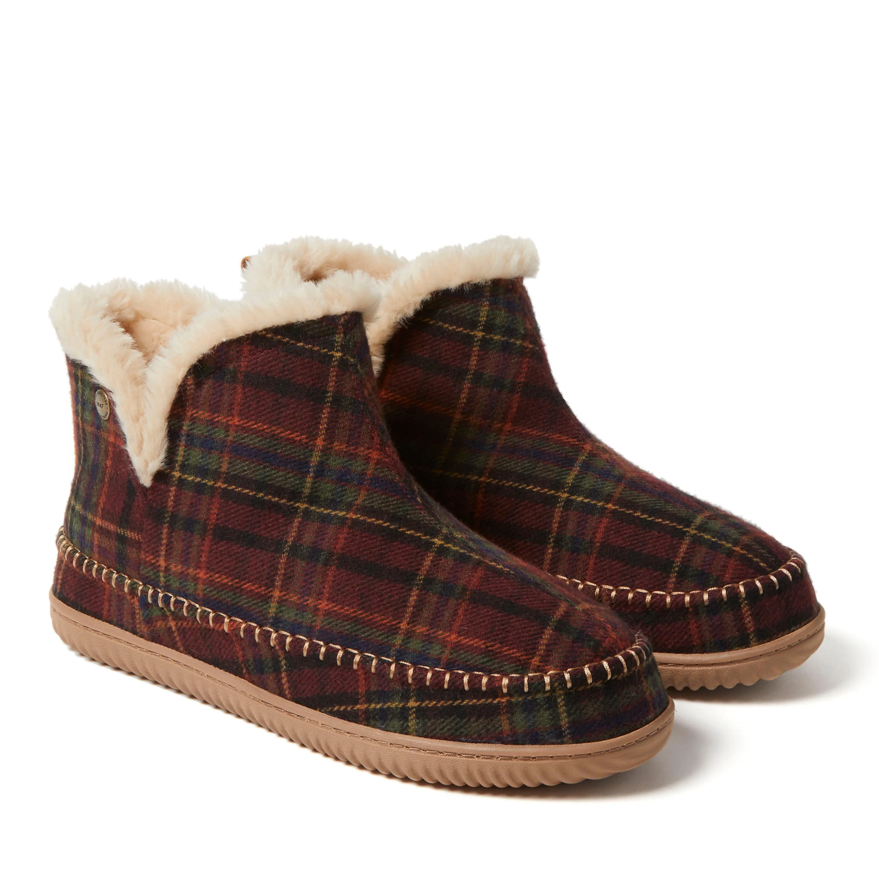 Alpine by Dearfoams Mens Brixen Bootie Slipper