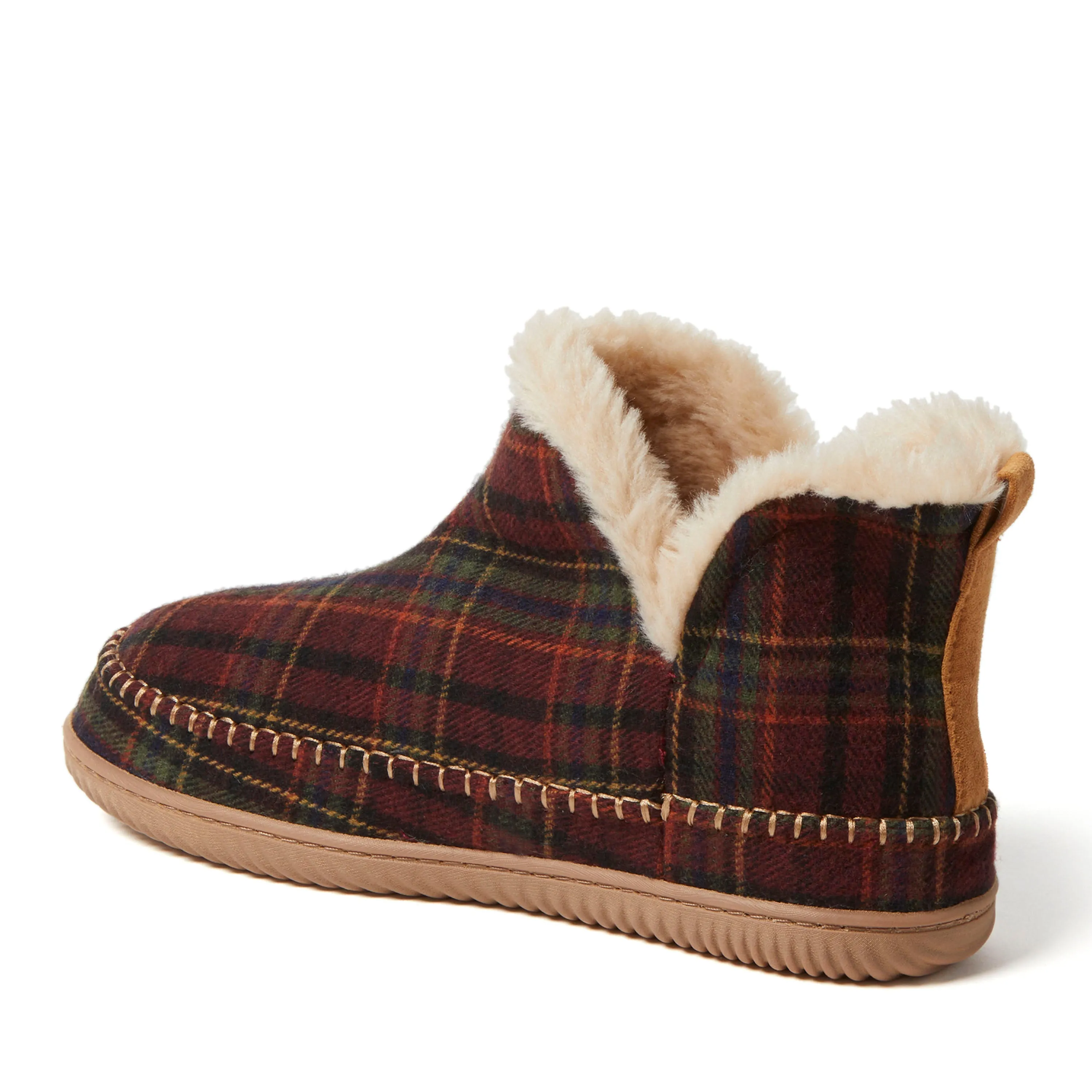 Alpine by Dearfoams Mens Brixen Bootie Slipper