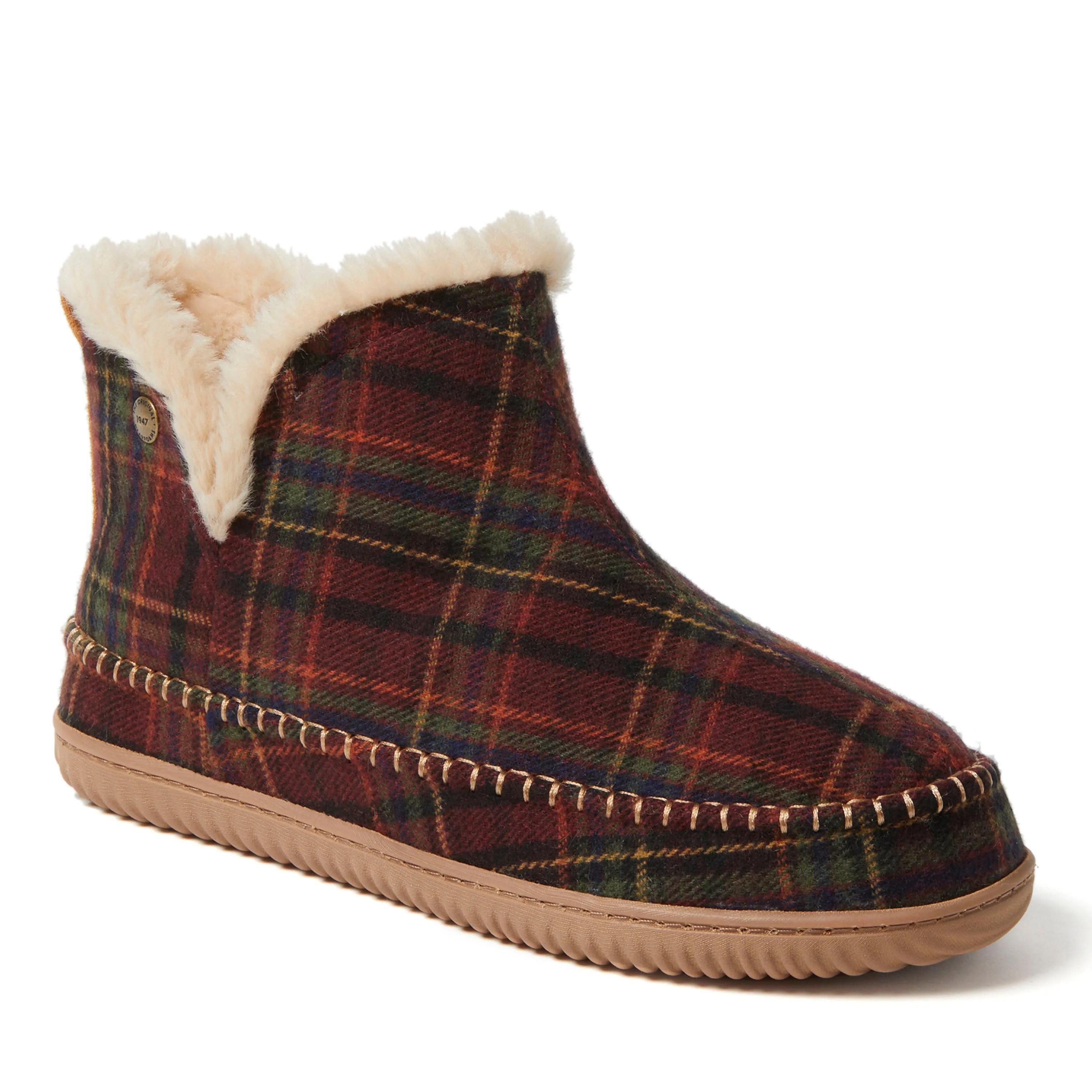 Alpine by Dearfoams Mens Brixen Bootie Slipper