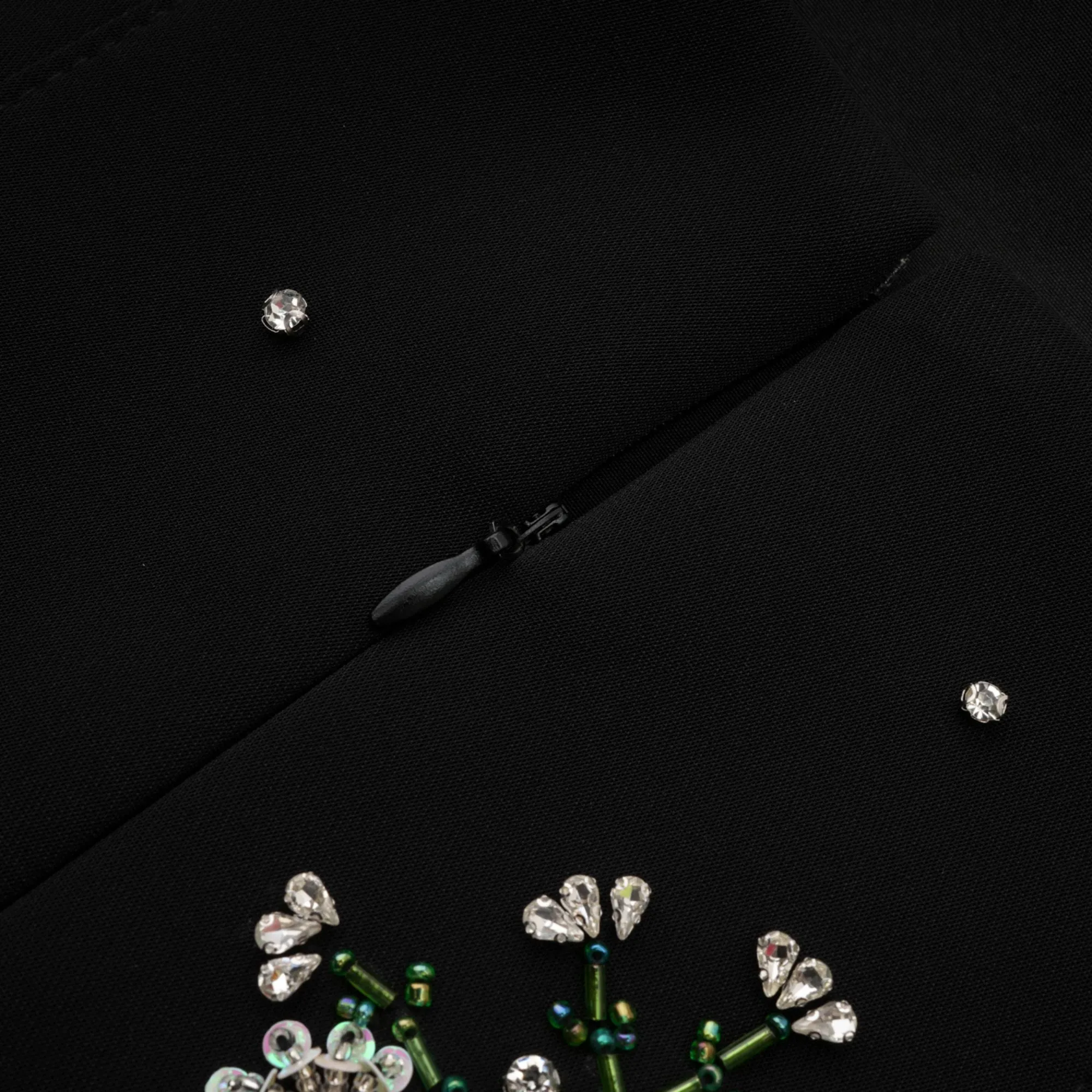 Ariane crystal-embellished scoop-back mini dress Gloria Lanvin