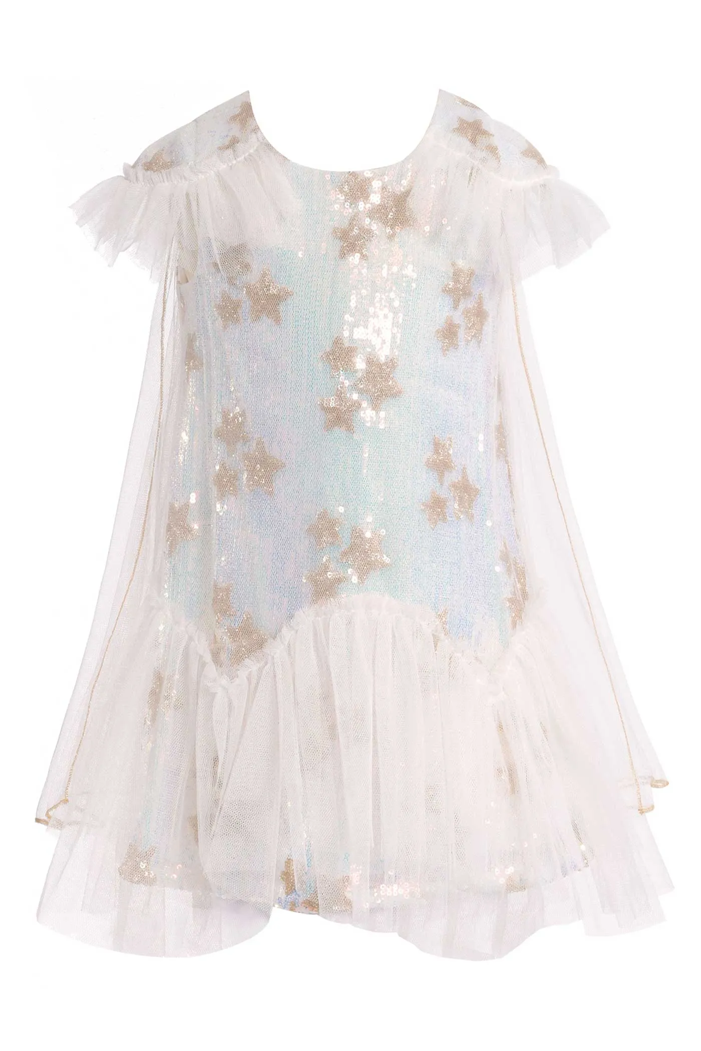 Baby Girls Star Sequin Princess Doll Dress