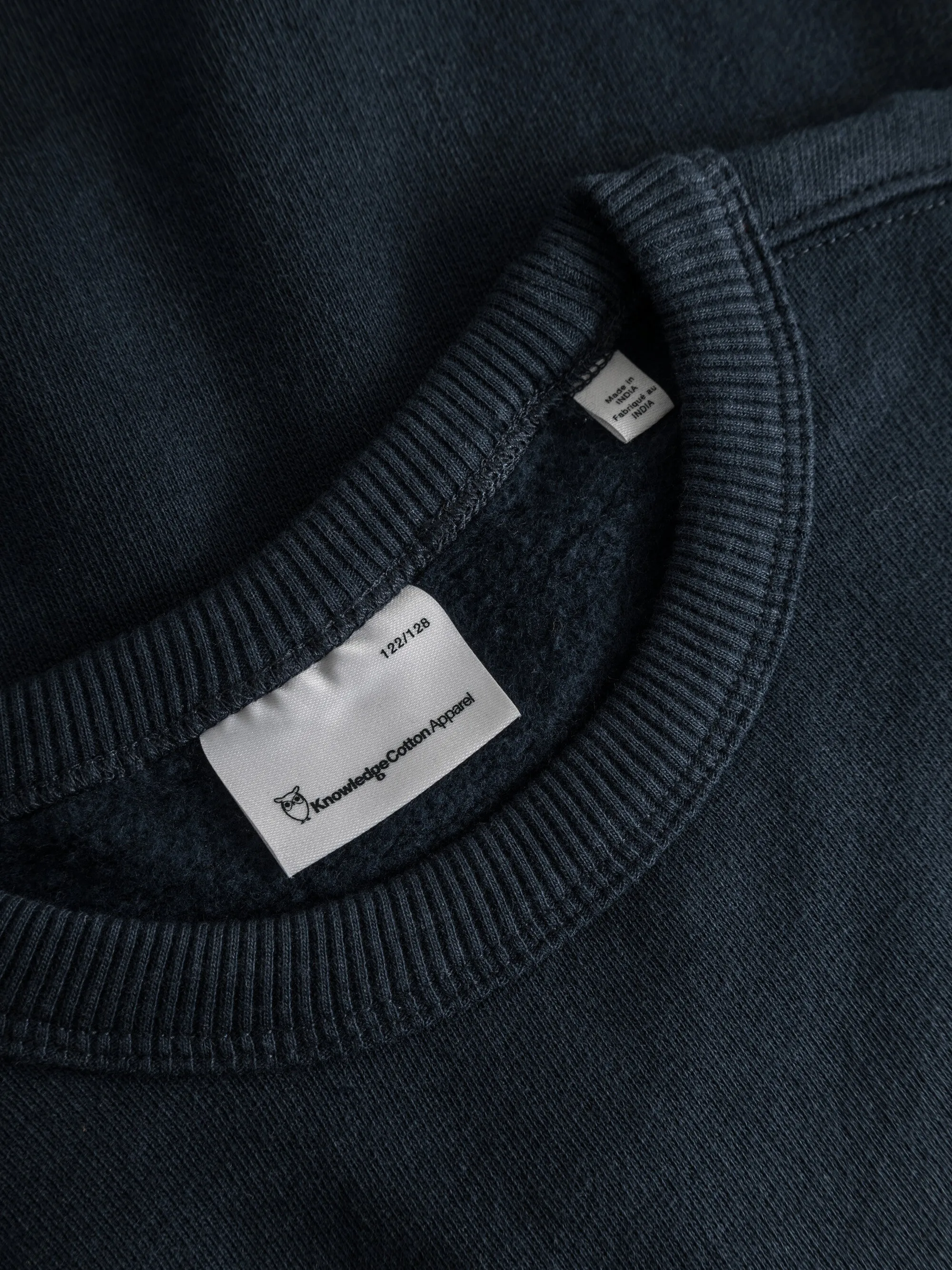 Badge crew neck sweat - Total Eclipse Knowledge Cotton