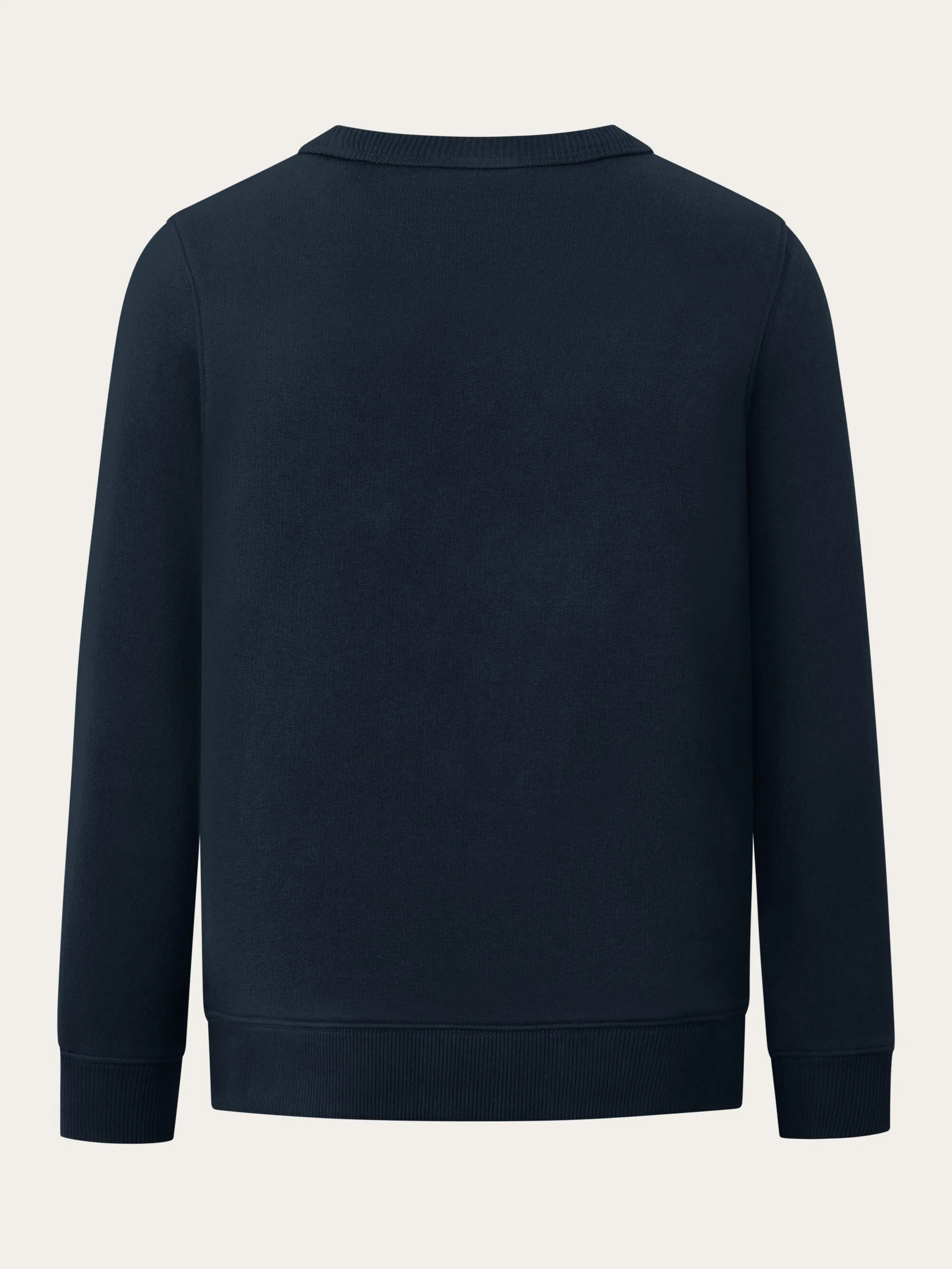Badge crew neck sweat - Total Eclipse Knowledge Cotton