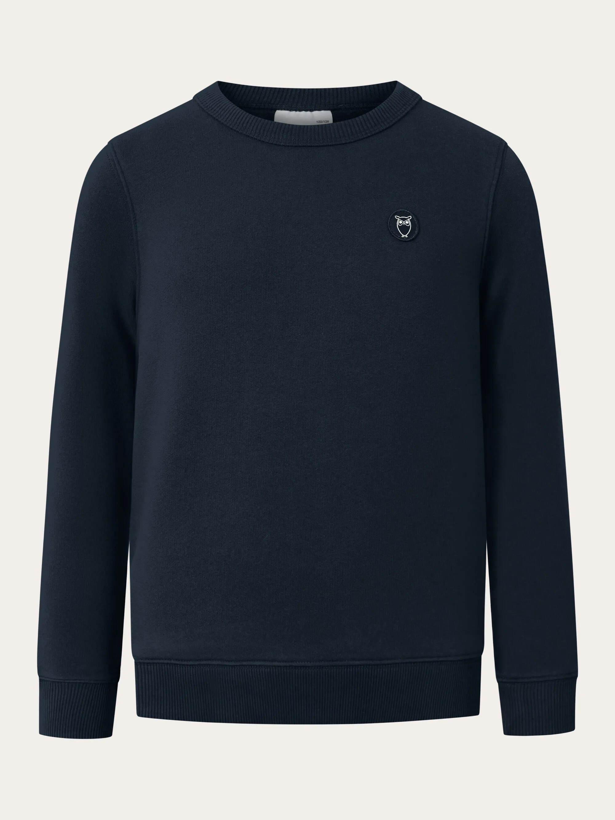 Badge crew neck sweat - Total Eclipse Knowledge Cotton