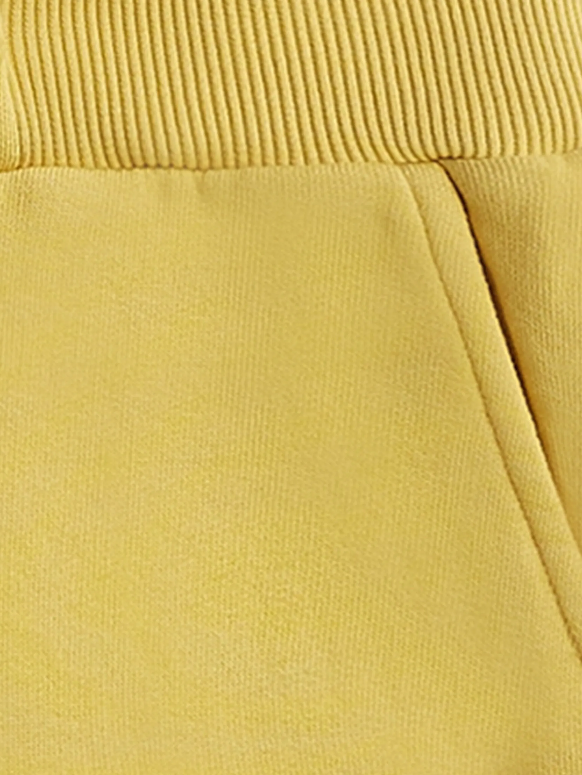 Badge jog pant - Misted Yellow Knowledge Cotton
