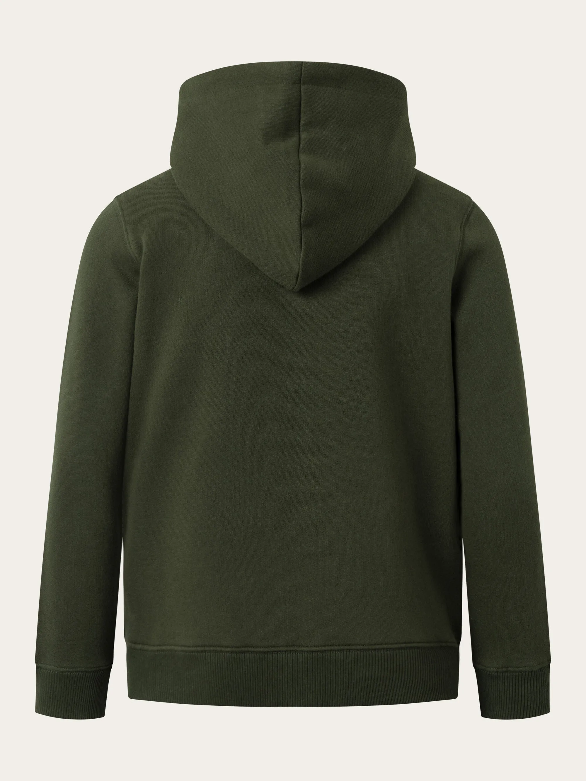 Badge zip hood sweat - Forrest Night Knowledge Cotton