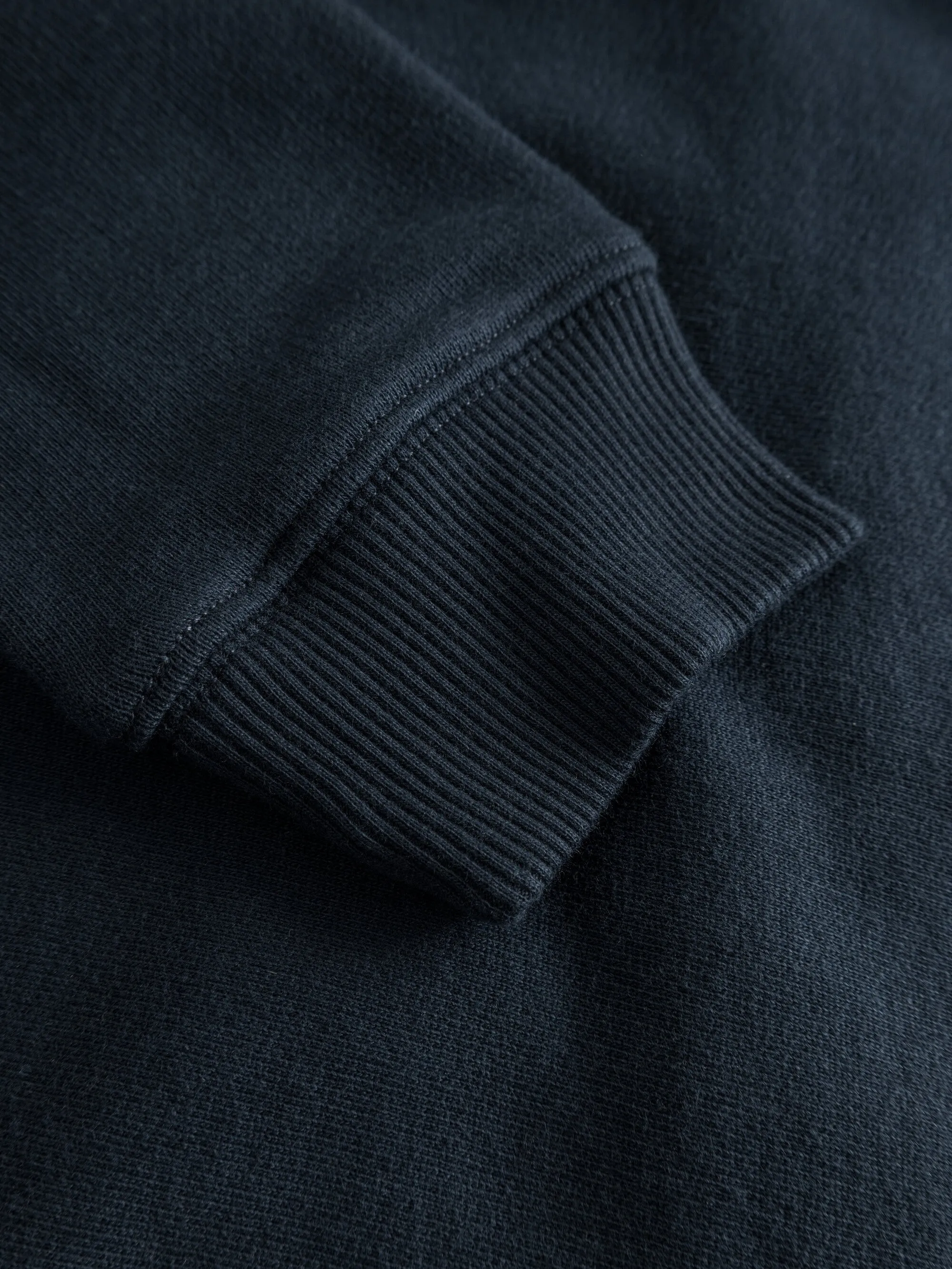 Badge zip hood sweat - Total Eclipse Knowledge Cotton