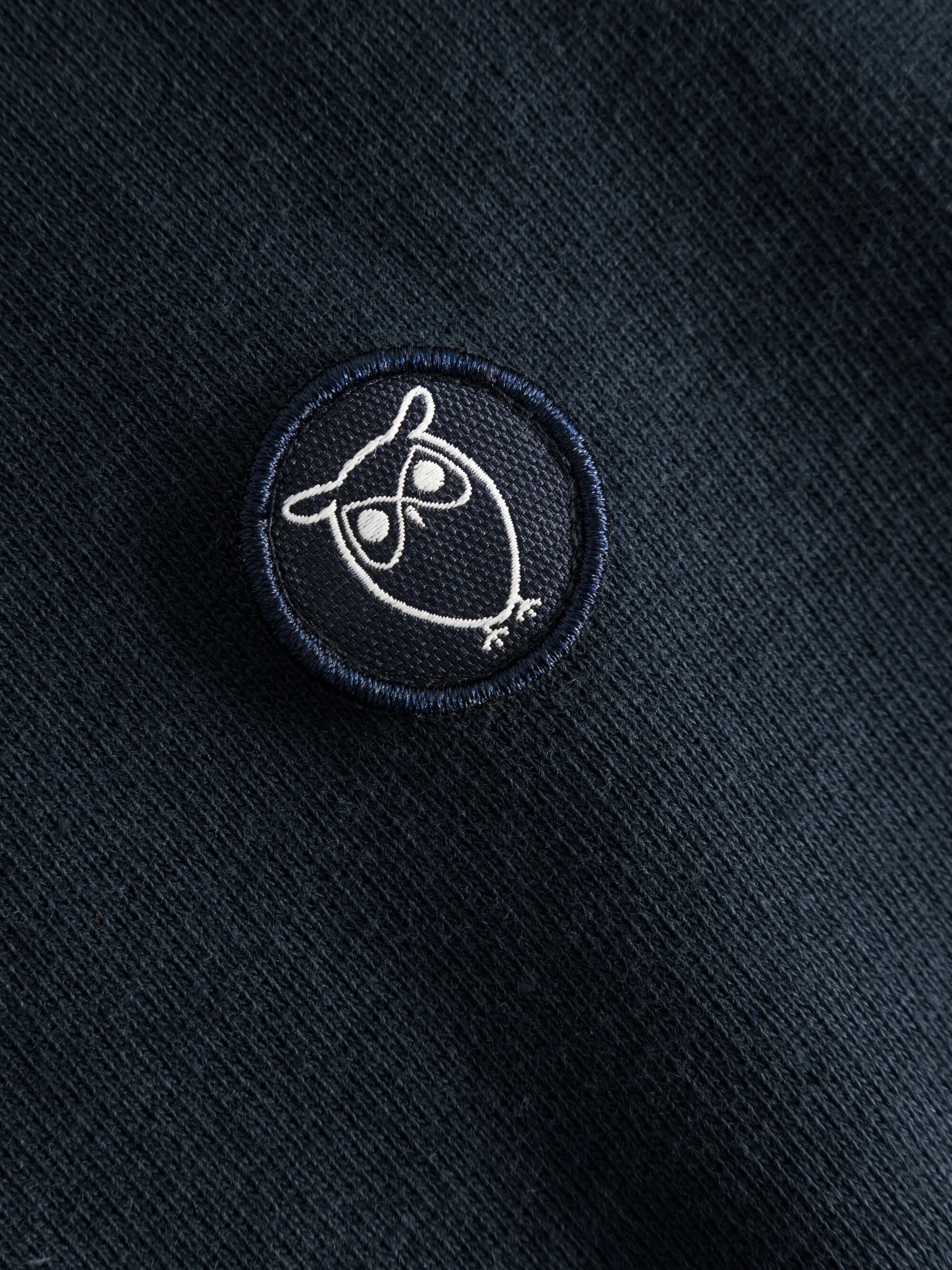Badge zip hood sweat - Total Eclipse Knowledge Cotton