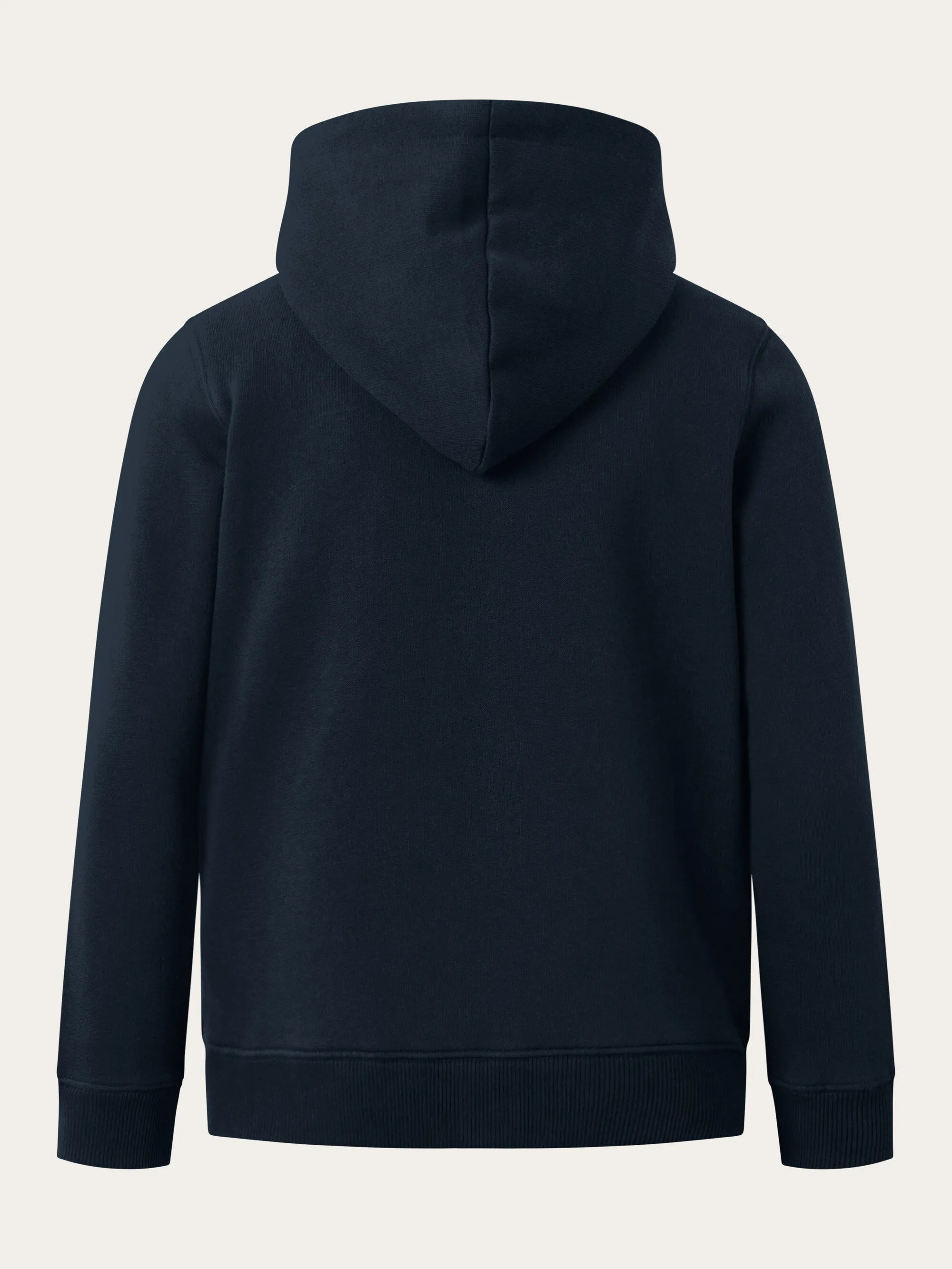 Badge zip hood sweat - Total Eclipse Knowledge Cotton