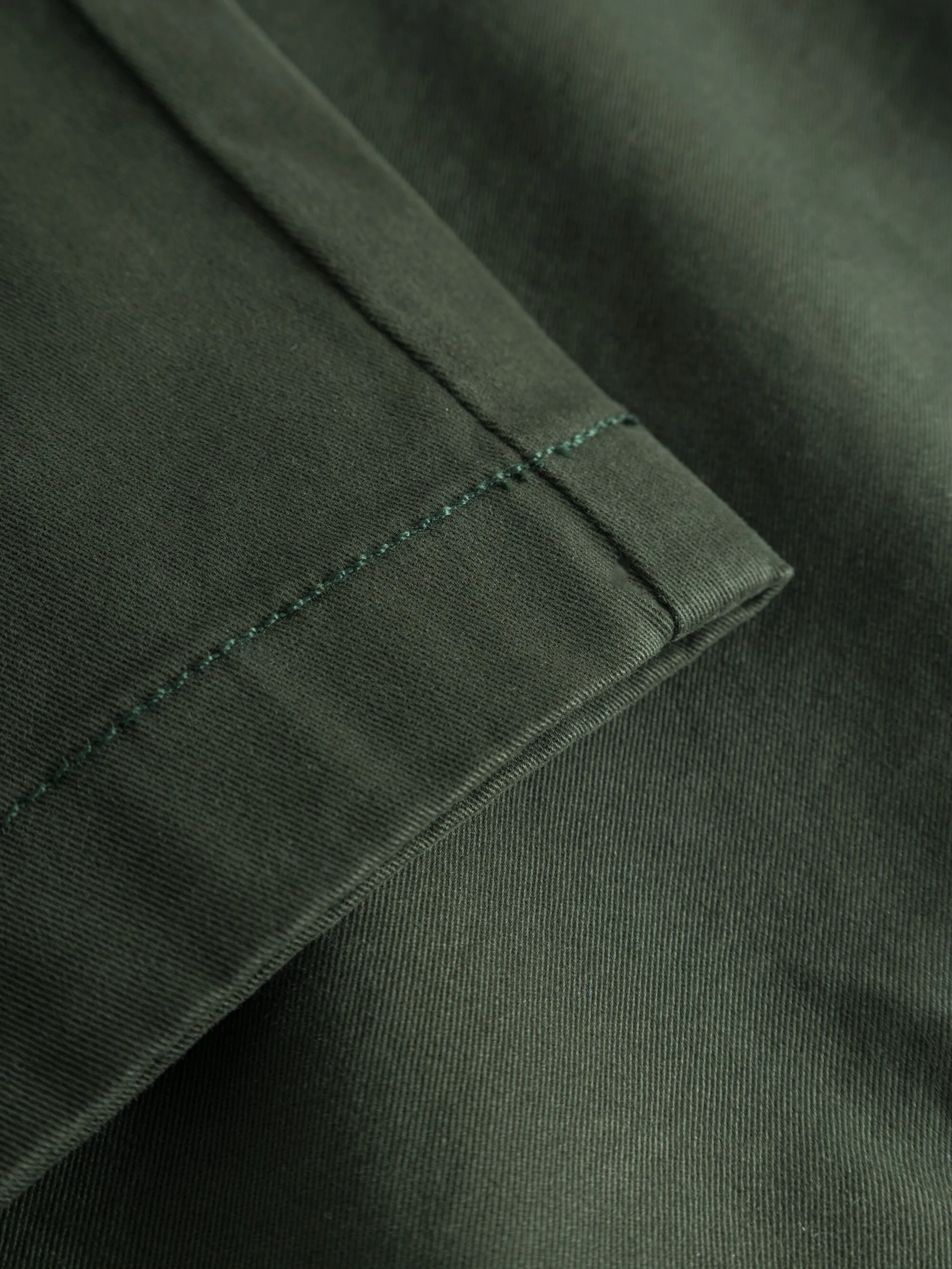 Baggy twill pant belt details - Forrest Night Knowledge Cotton
