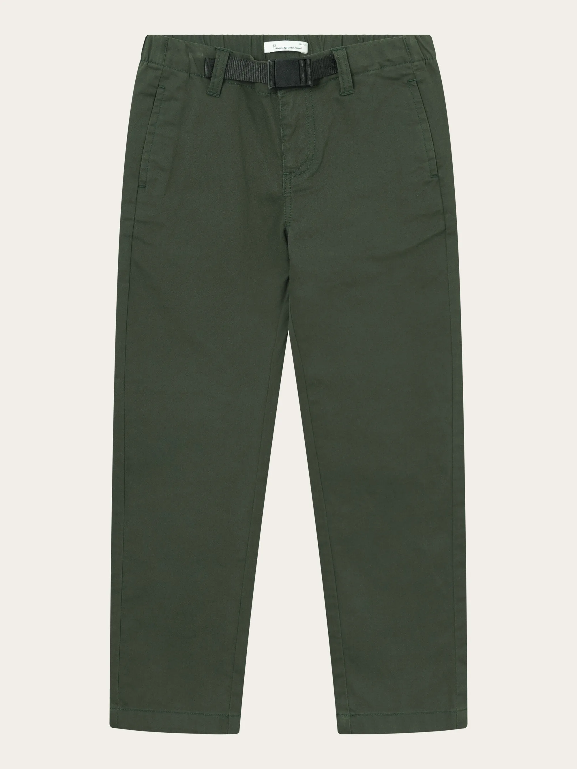 Baggy twill pant belt details - Forrest Night Knowledge Cotton