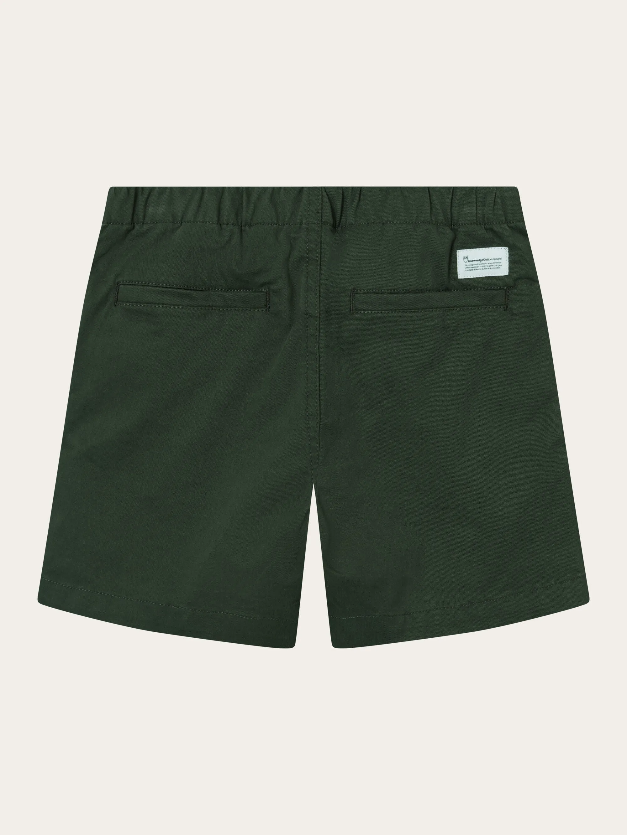 Baggy twill shorts belt details - Forrest Night Knowledge Cotton
