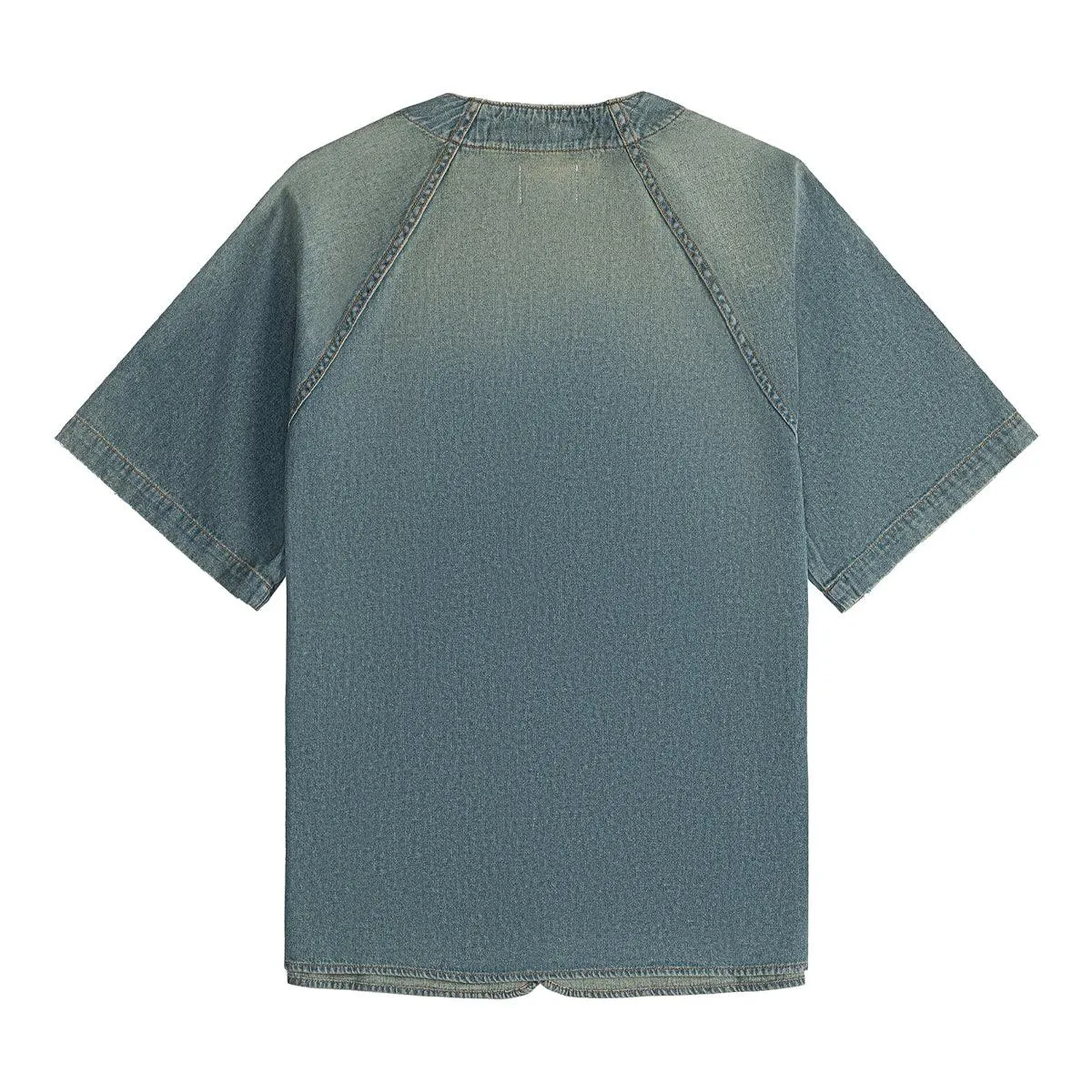 Baseball Denim Shirt 'Dark Indigo'