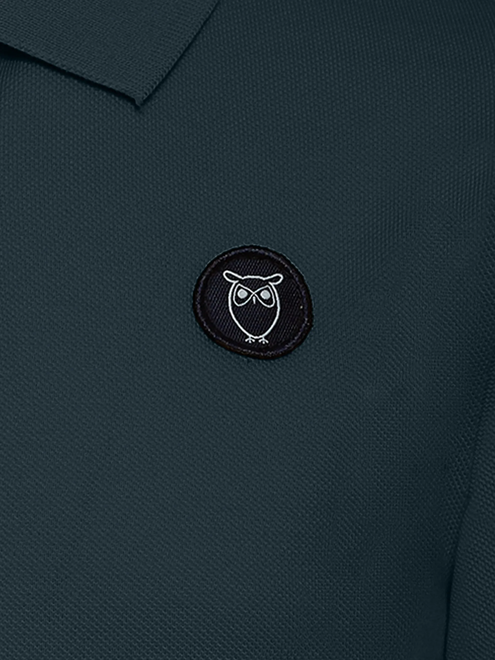 Basic badge polo - GOTS/Vegan - Total Eclipse Knowledge Cotton