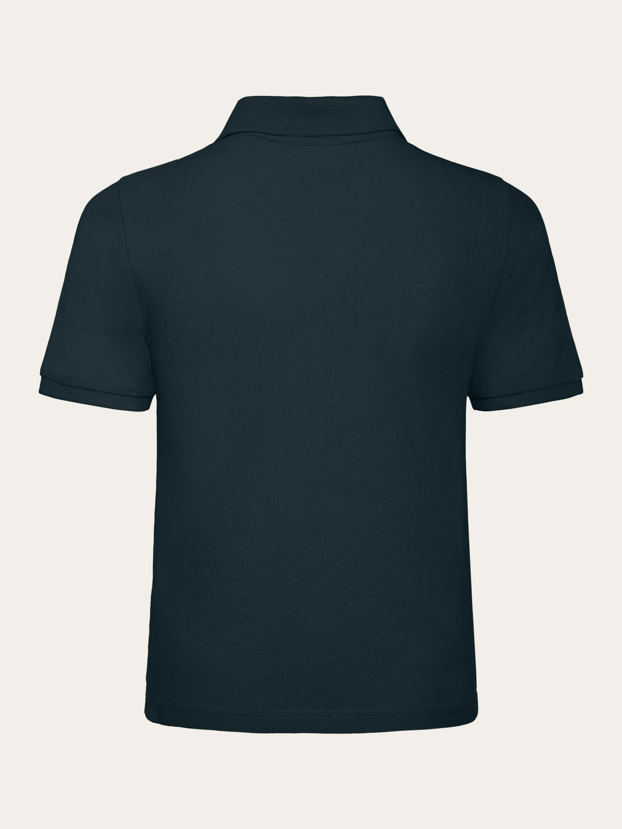 Basic badge polo - GOTS/Vegan - Total Eclipse Knowledge Cotton