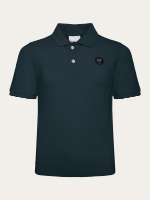 Basic badge polo - GOTS/Vegan - Total Eclipse Knowledge Cotton