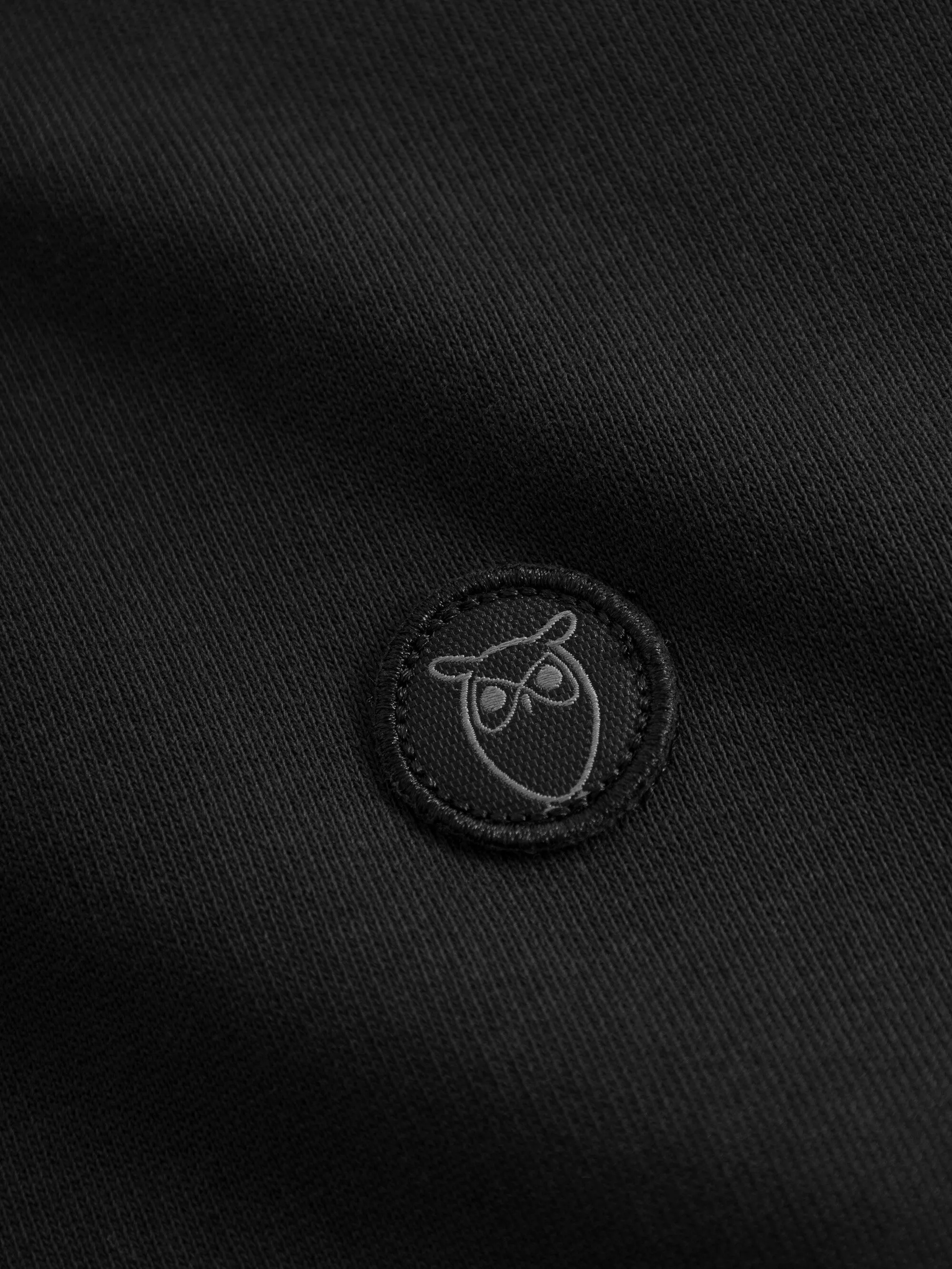 Basic badge sweat - Black Jet Knowledge Cotton