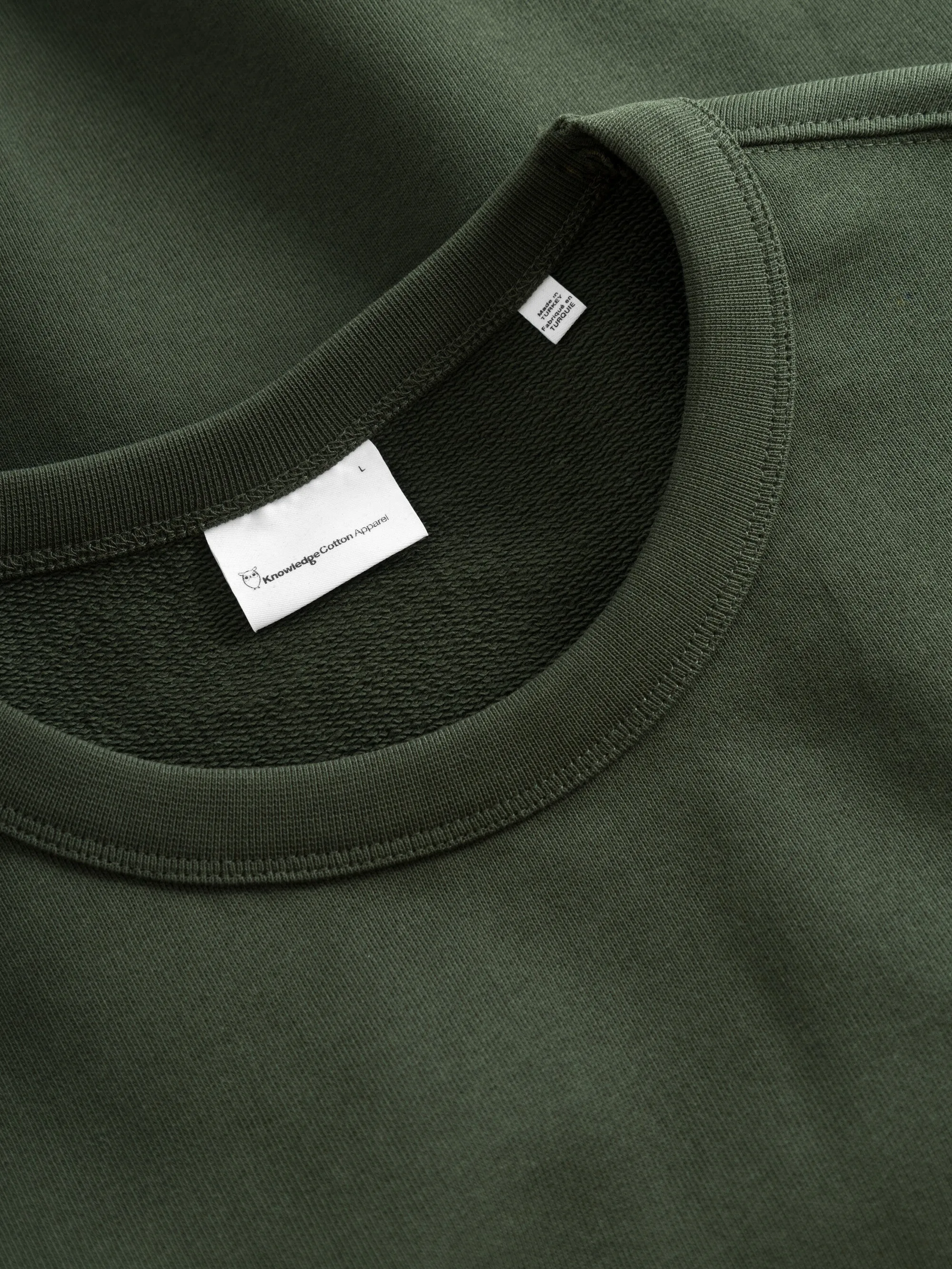 Basic badge sweat - Forrest Night Knowledge Cotton