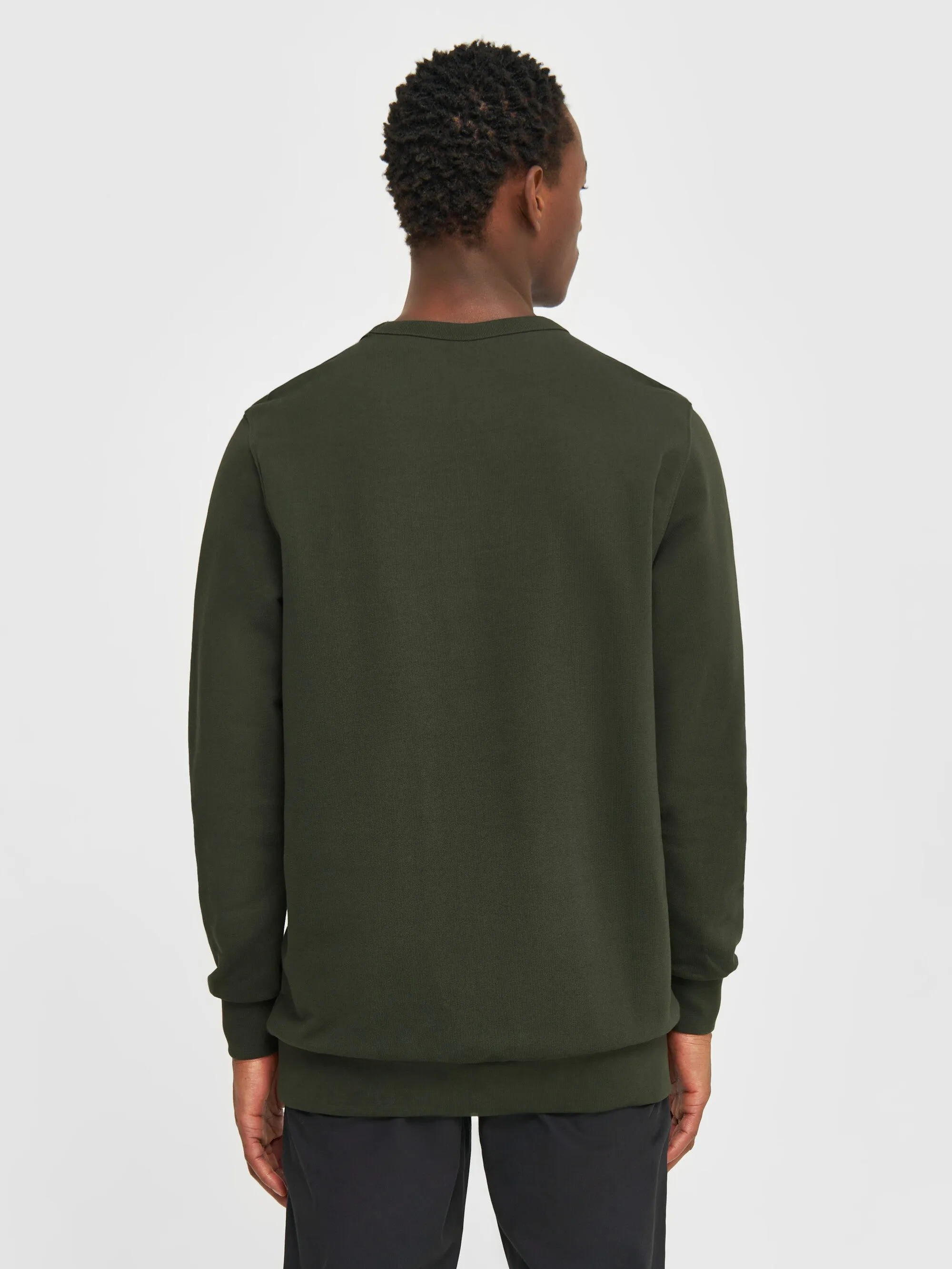 Basic badge sweat - Forrest Night Knowledge Cotton