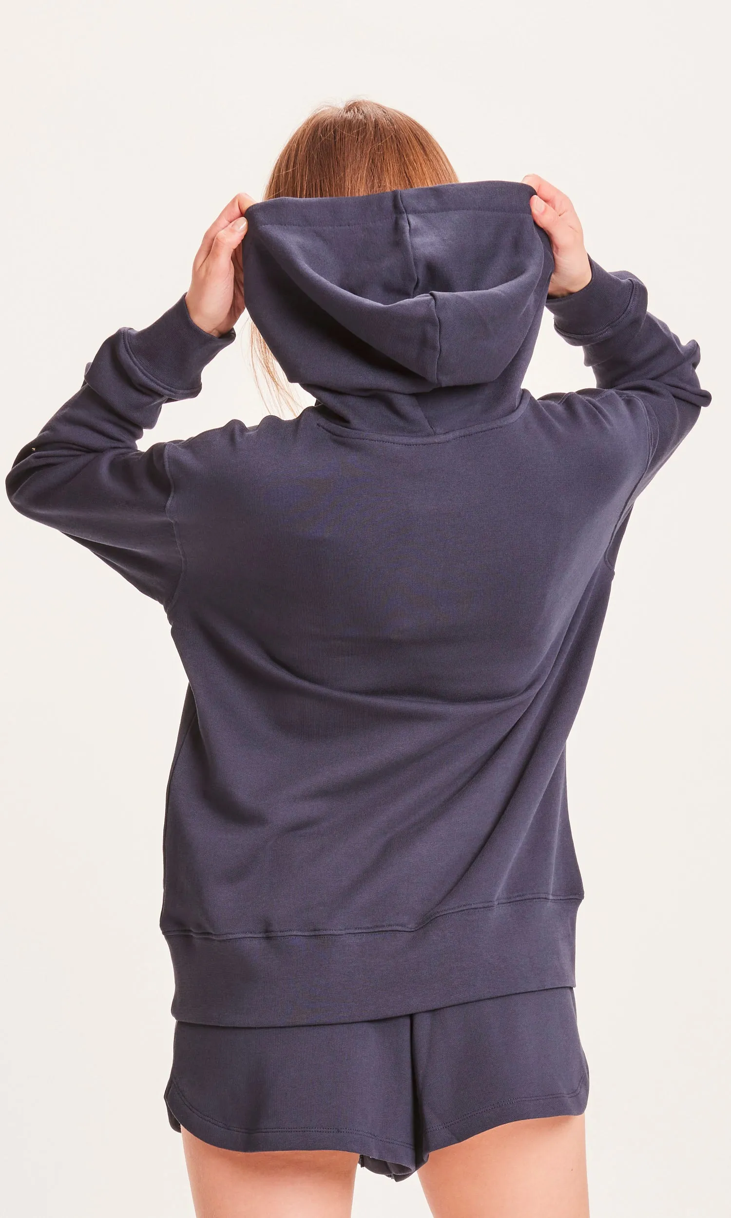 Basic hoodie sweat - Total Eclipse Knowledge Cotton