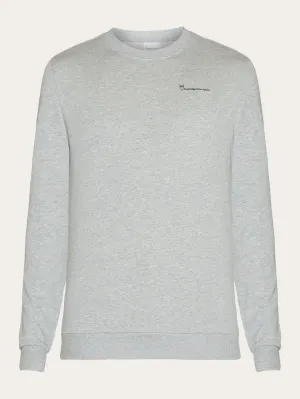 Basic knowledgecotton sweat - Grey Melange Knowledge Cotton