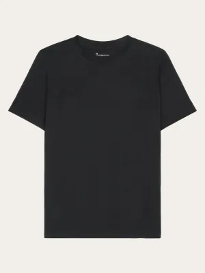 Basic pima cotton t-shirt - GOTS/Vegan - Black Jet Knowledge Cotton