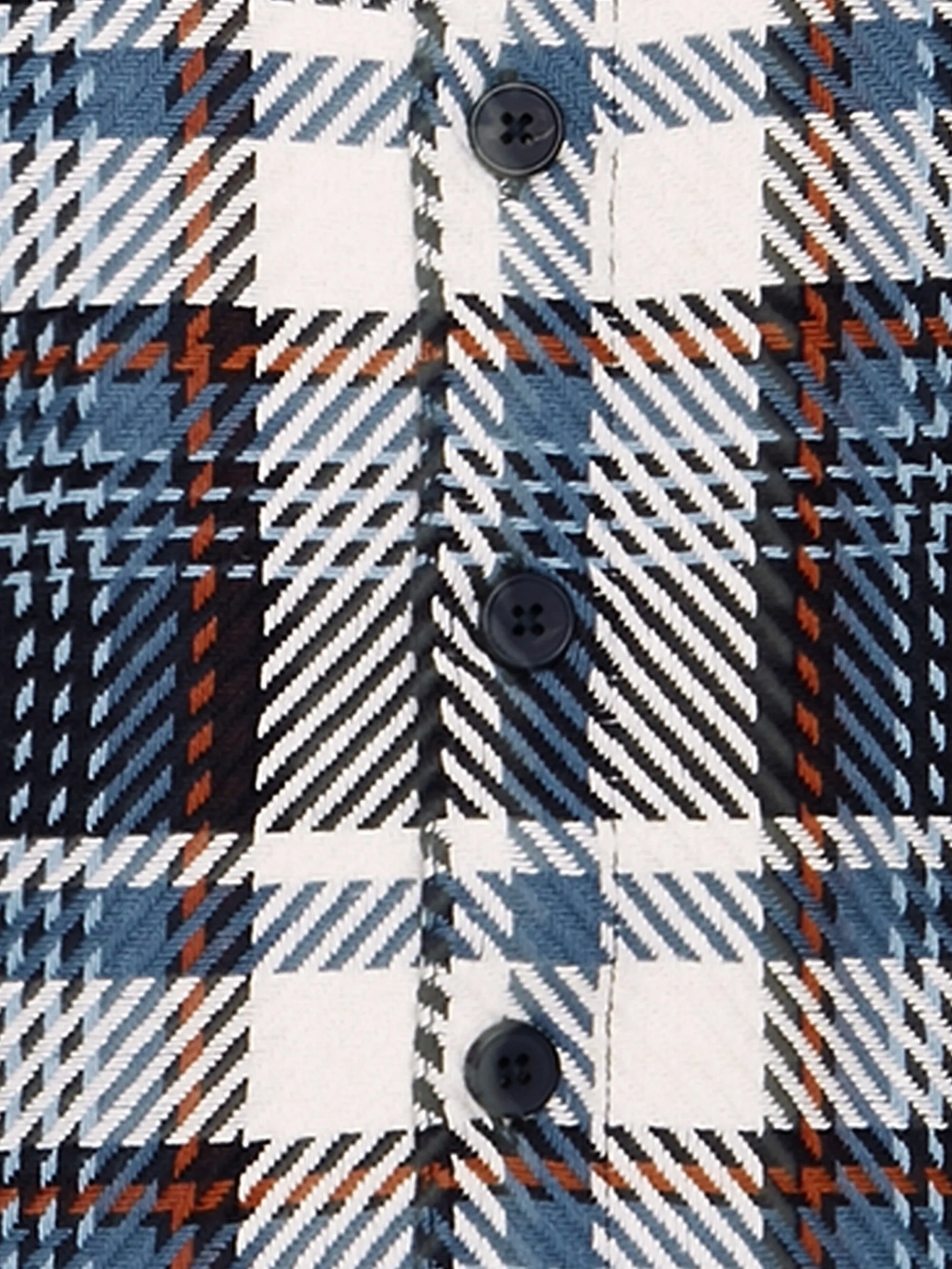 Checked overshirt - GOTS/Vegan - blue check Knowledge Cotton