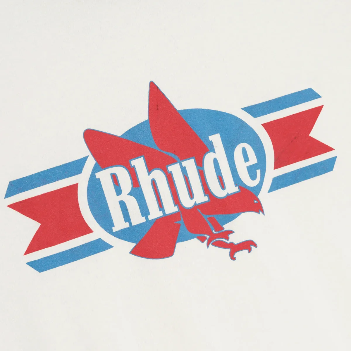Chevron Eagle Tee 'Vintage White'