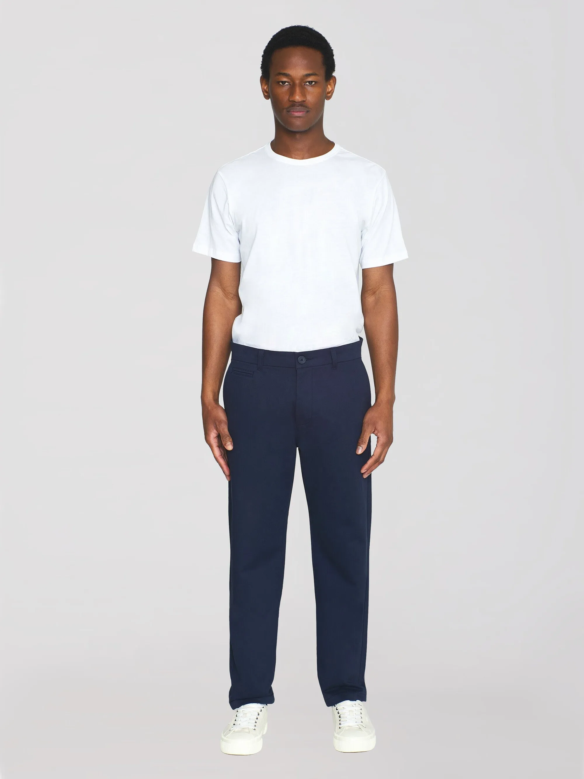CHUCK regular twill chino pants - Total Eclipse Knowledge Cotton