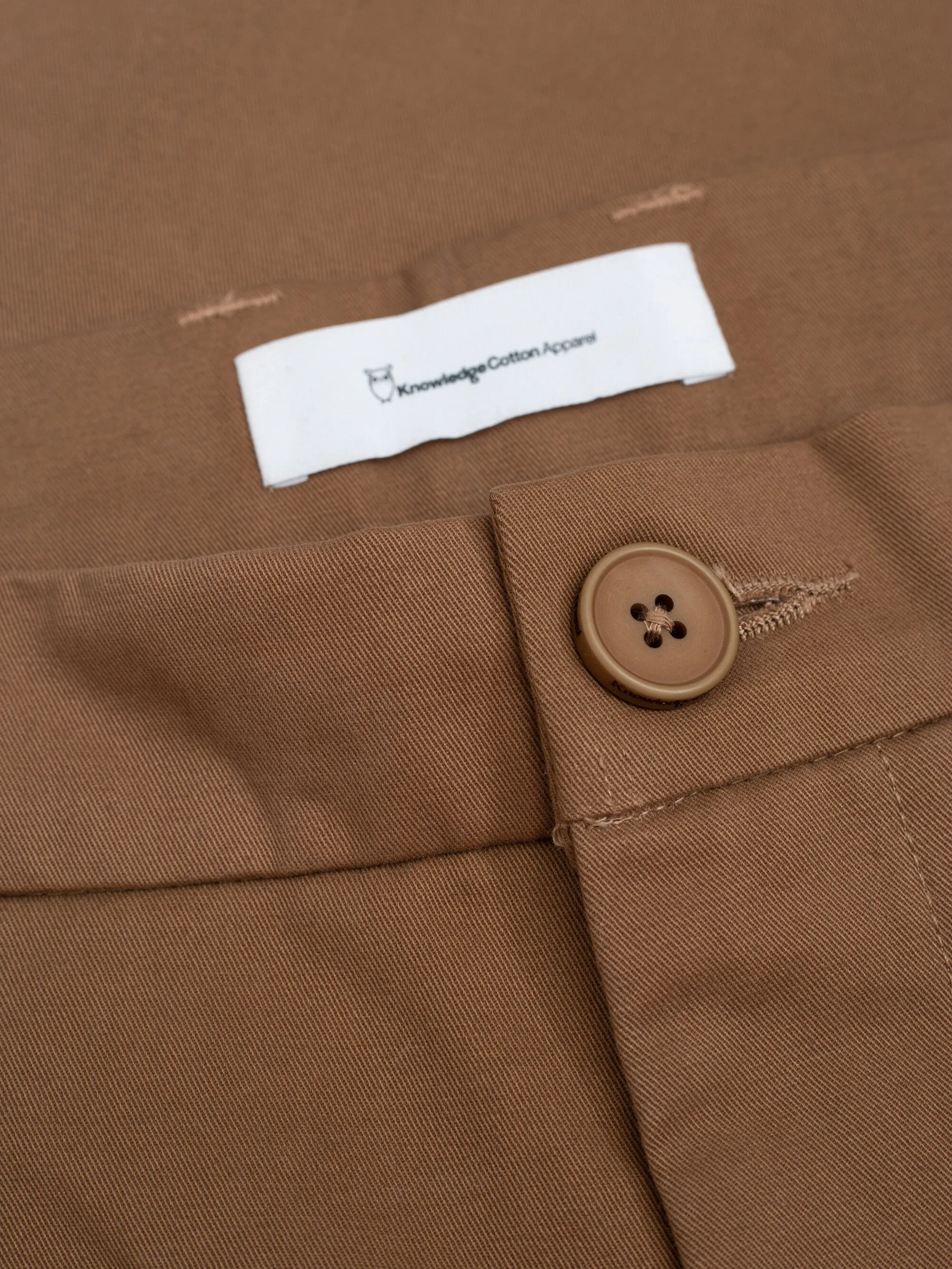 CHUCK regular twill chino pants - Tuffet Knowledge Cotton