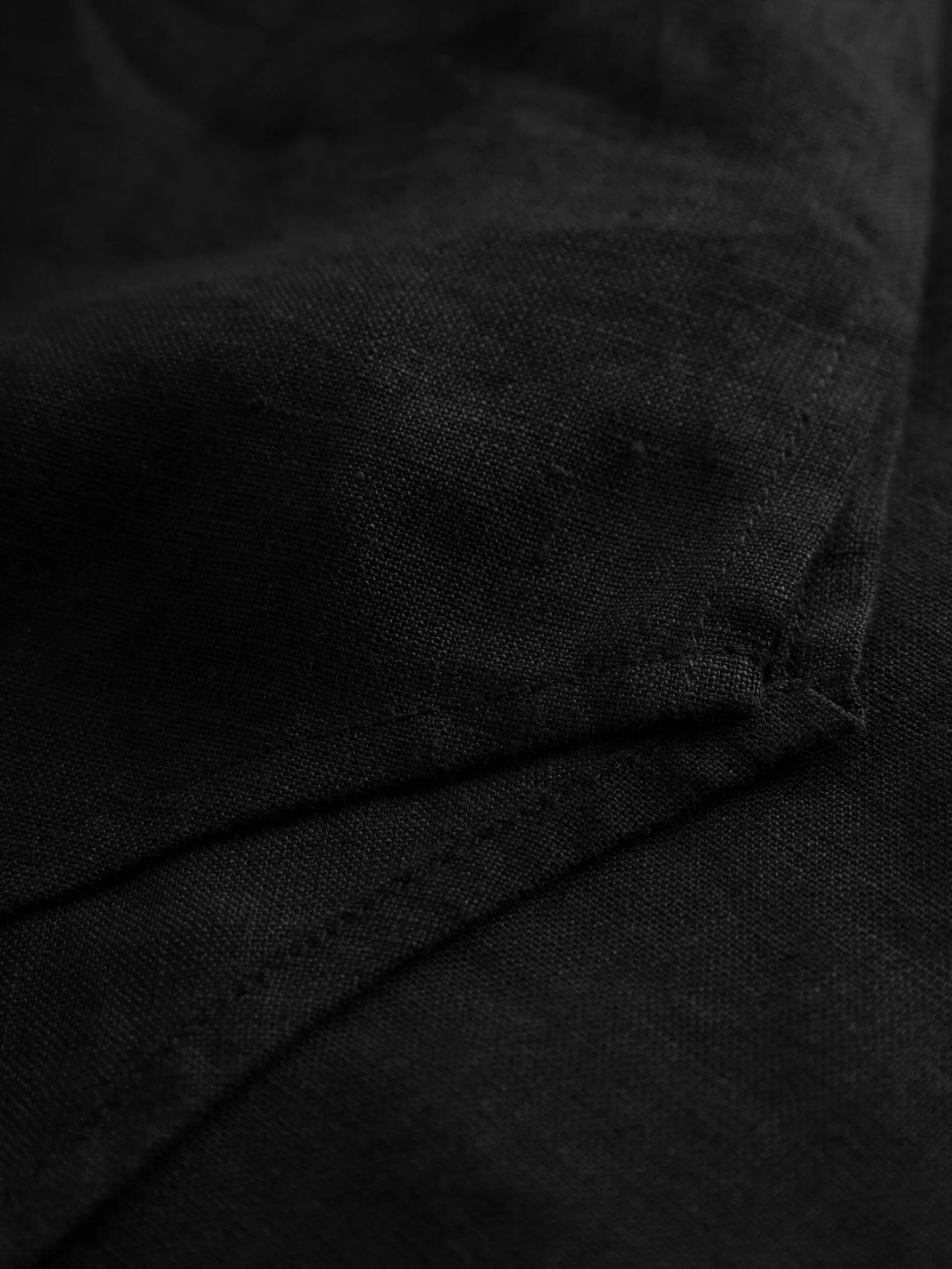 Classic linen dress - Black Jet Knowledge Cotton