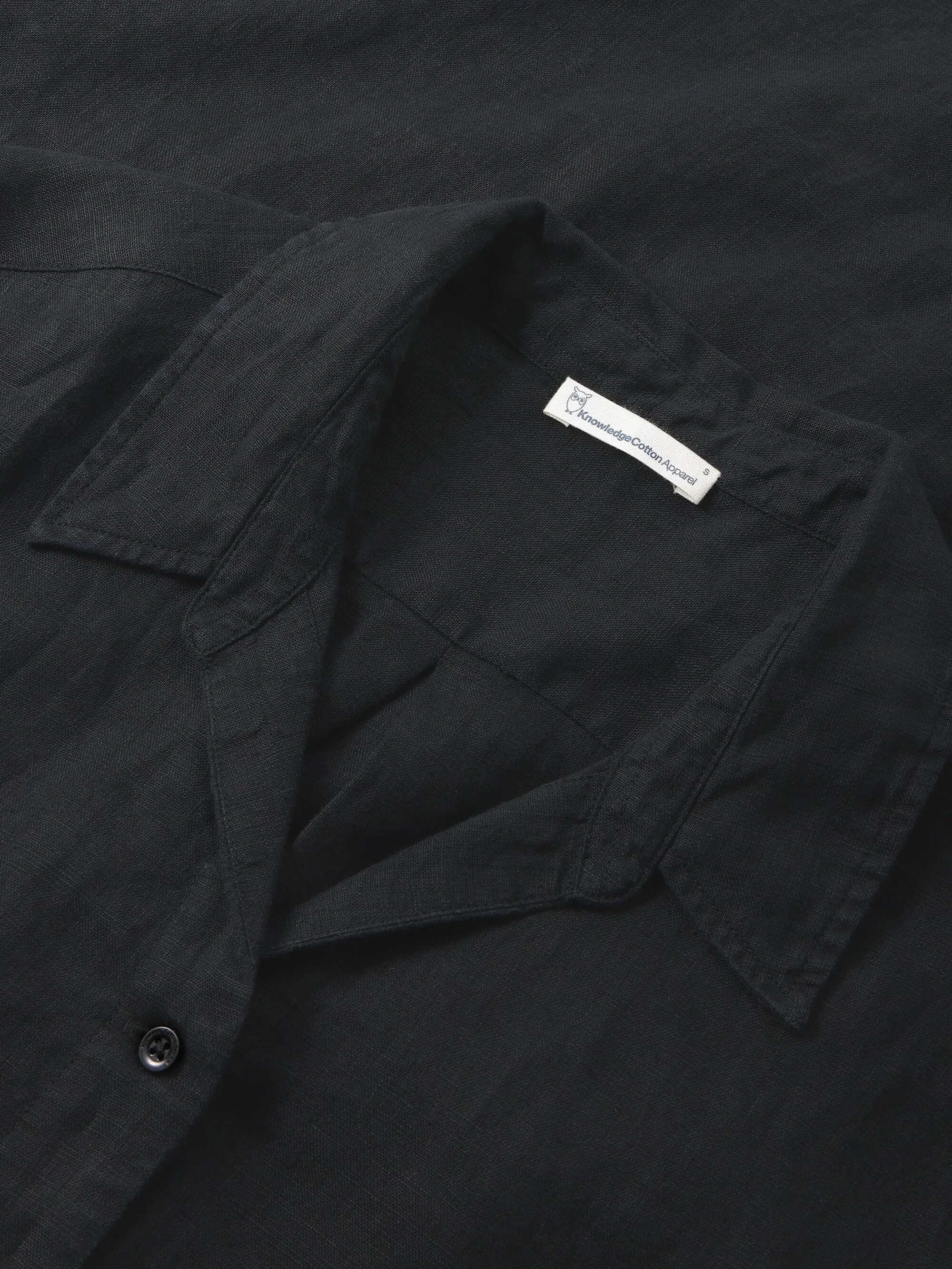 Classic linen dress - Black Jet Knowledge Cotton