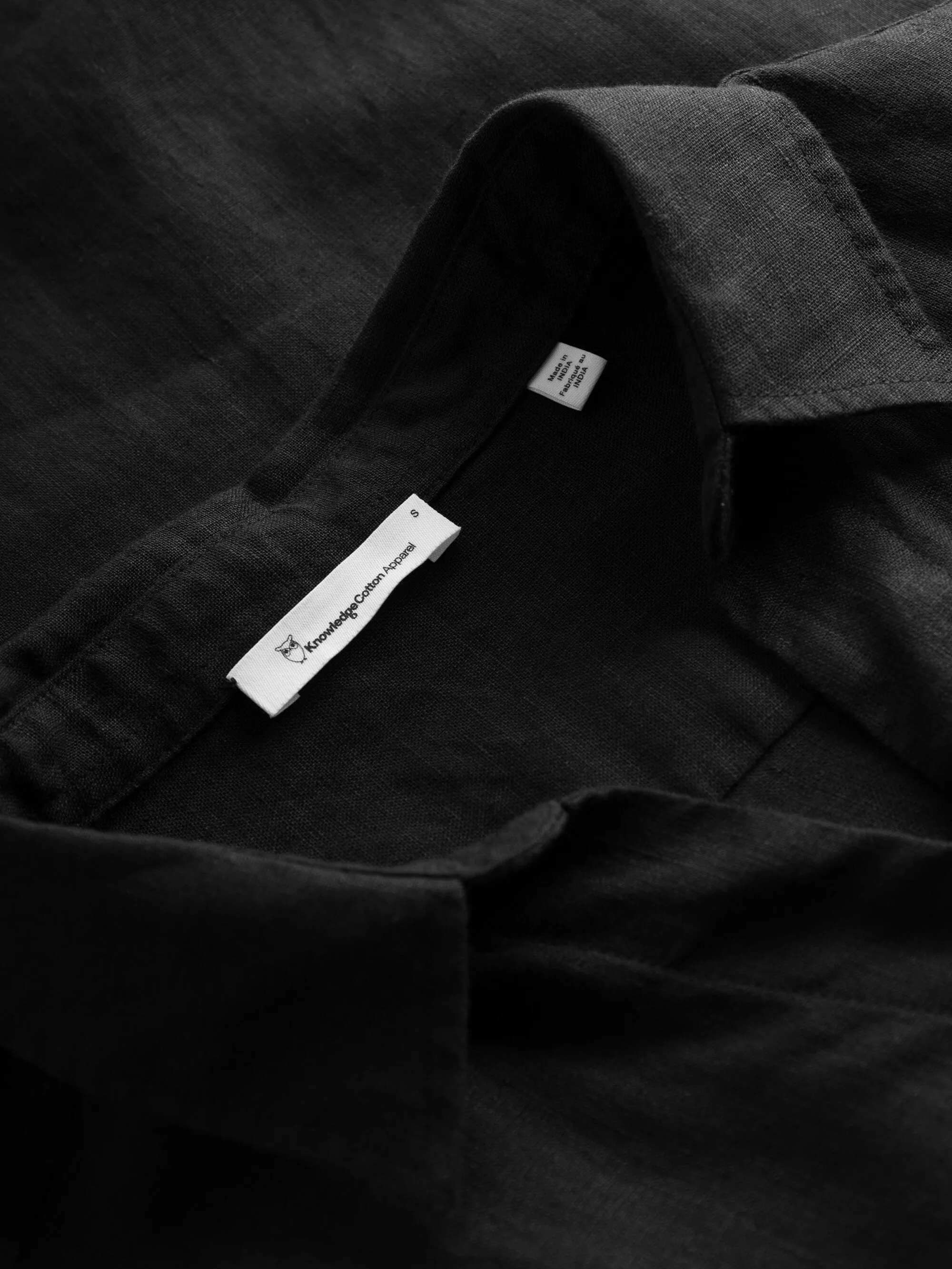 Classic linen dress - Black Jet Knowledge Cotton