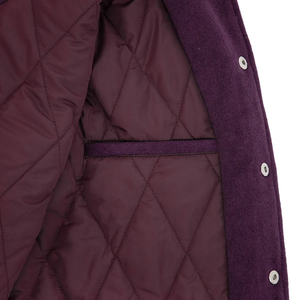 Crane Varsity Jacket 'Purple Cream'
