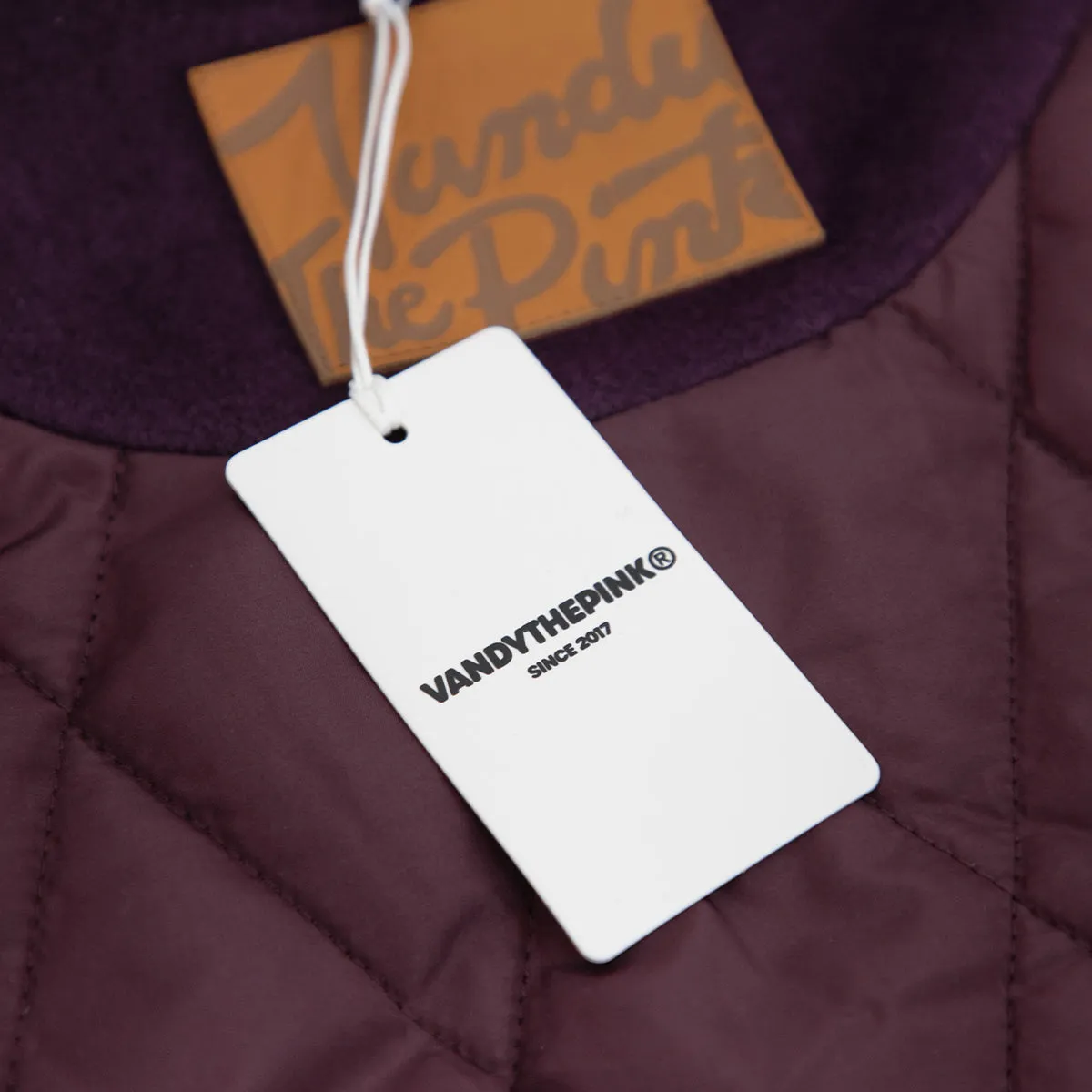 Crane Varsity Jacket 'Purple Cream'