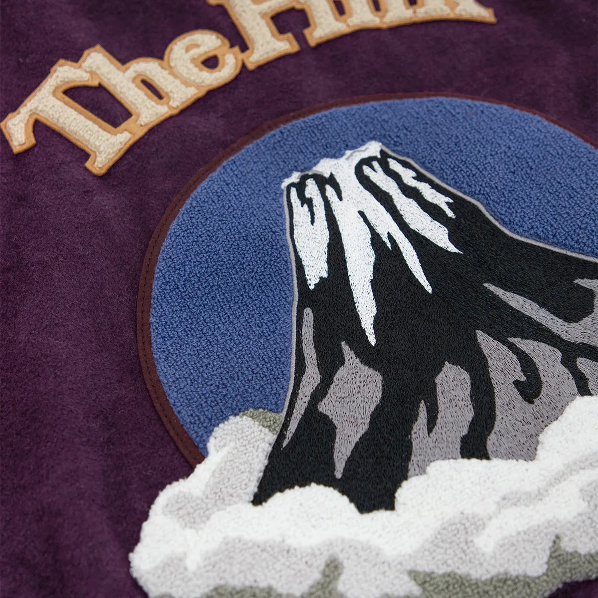 Crane Varsity Jacket 'Purple Cream'