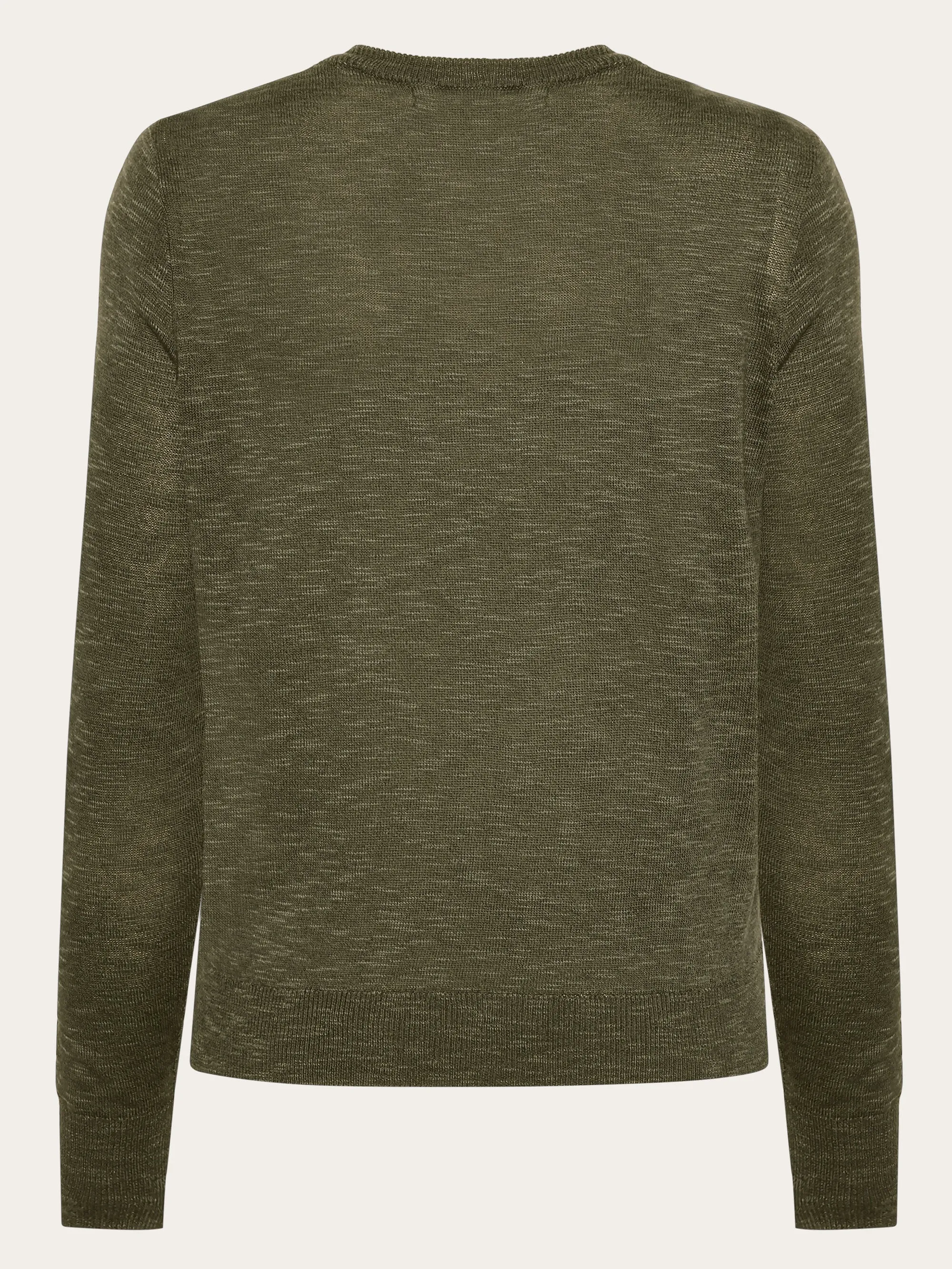 Crew neck knit Tencel - Forrest Night Knowledge Cotton