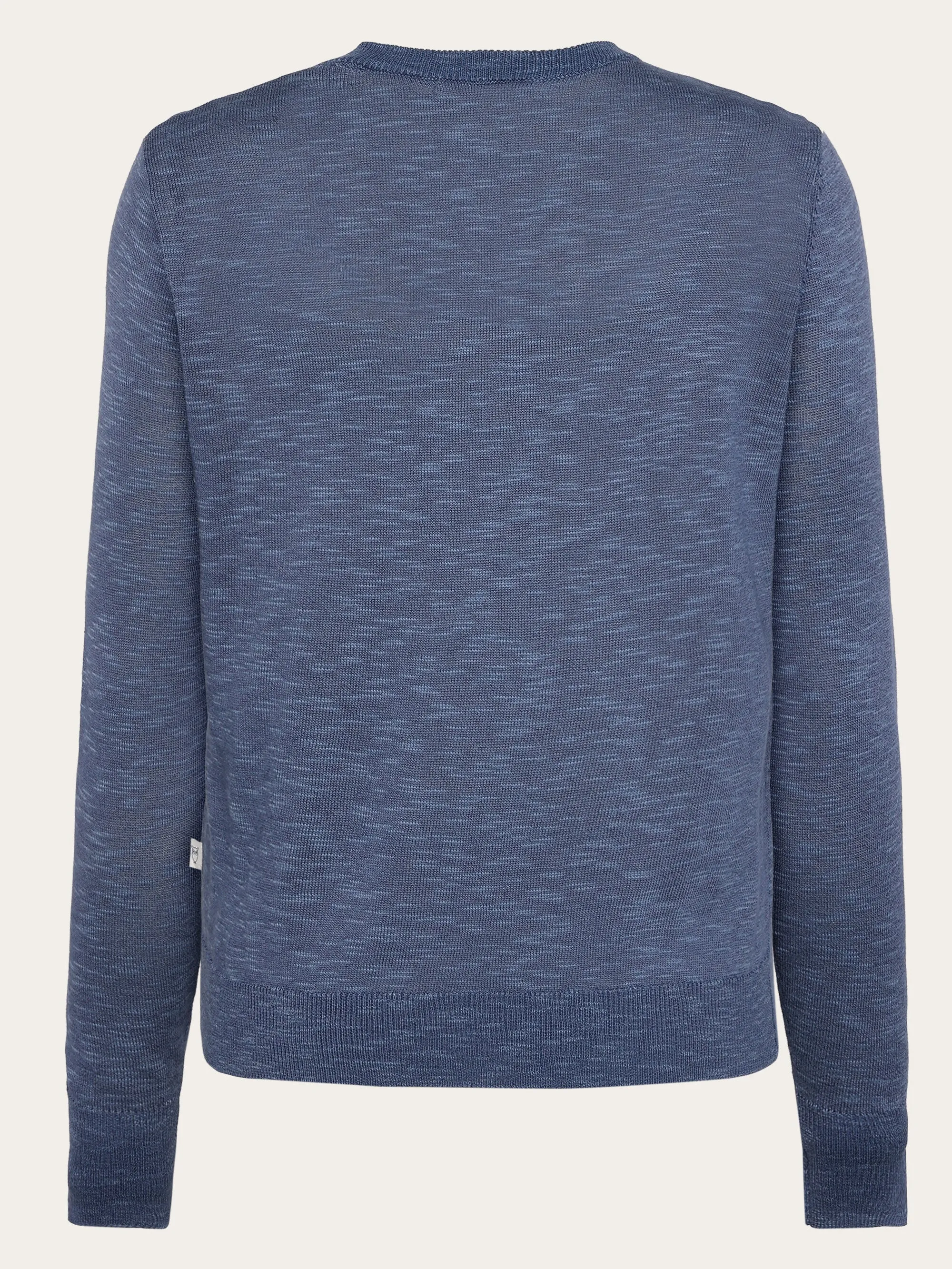 Crew neck knit Tencel - Vintage Indigo Knowledge Cotton