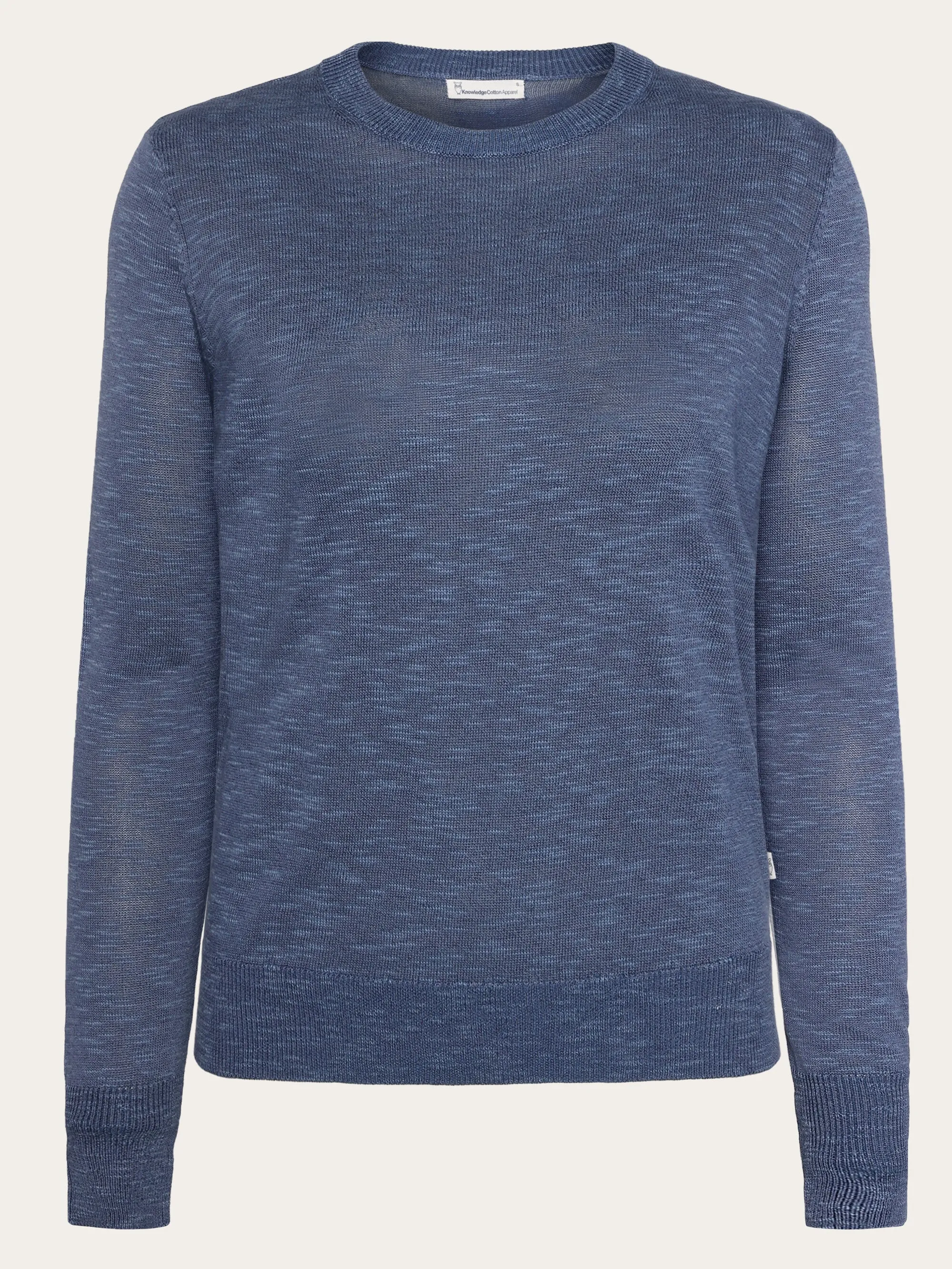 Crew neck knit Tencel - Vintage Indigo Knowledge Cotton
