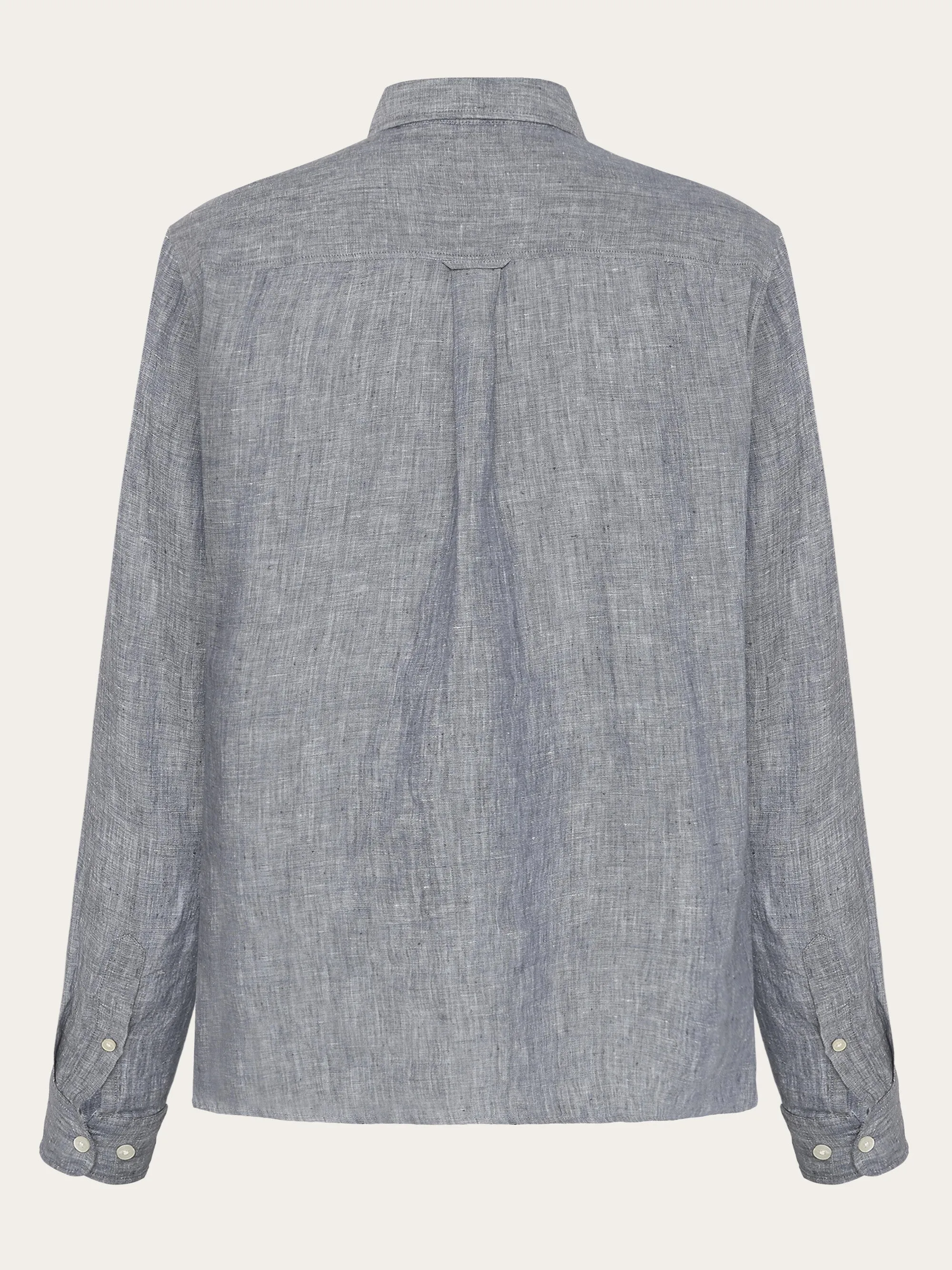 Custom fit linen shirt - Vintage Indigo Knowledge Cotton