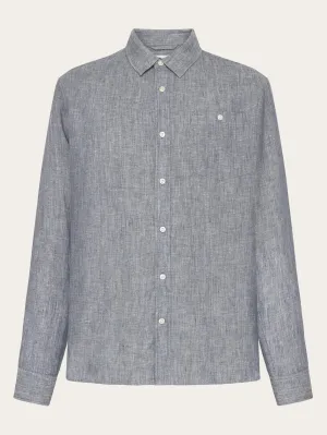 Custom fit linen shirt - Vintage Indigo Knowledge Cotton