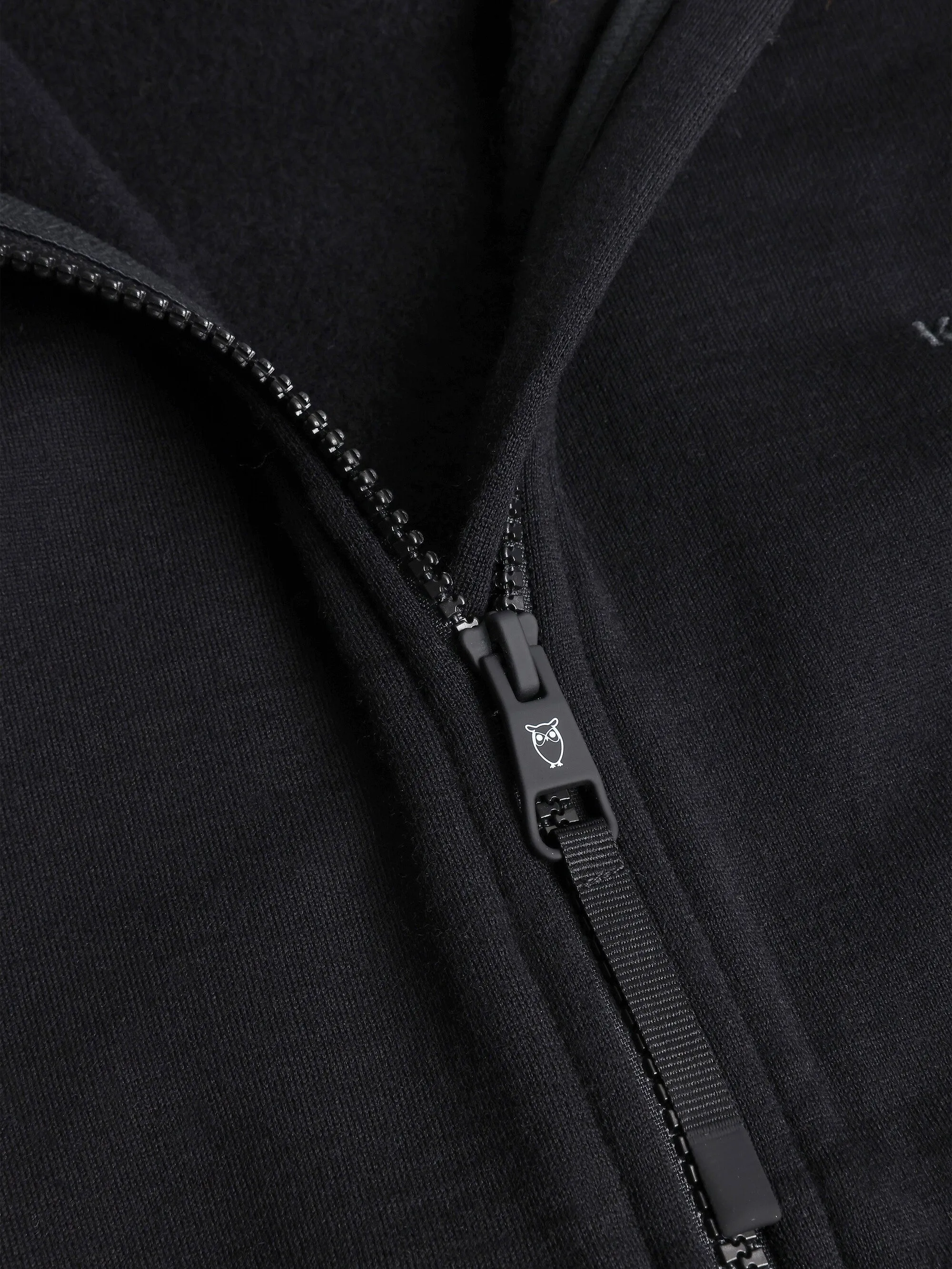 Dynamic Wool 320 Fleece hoody - RWS - Black Jet Knowledge Cotton