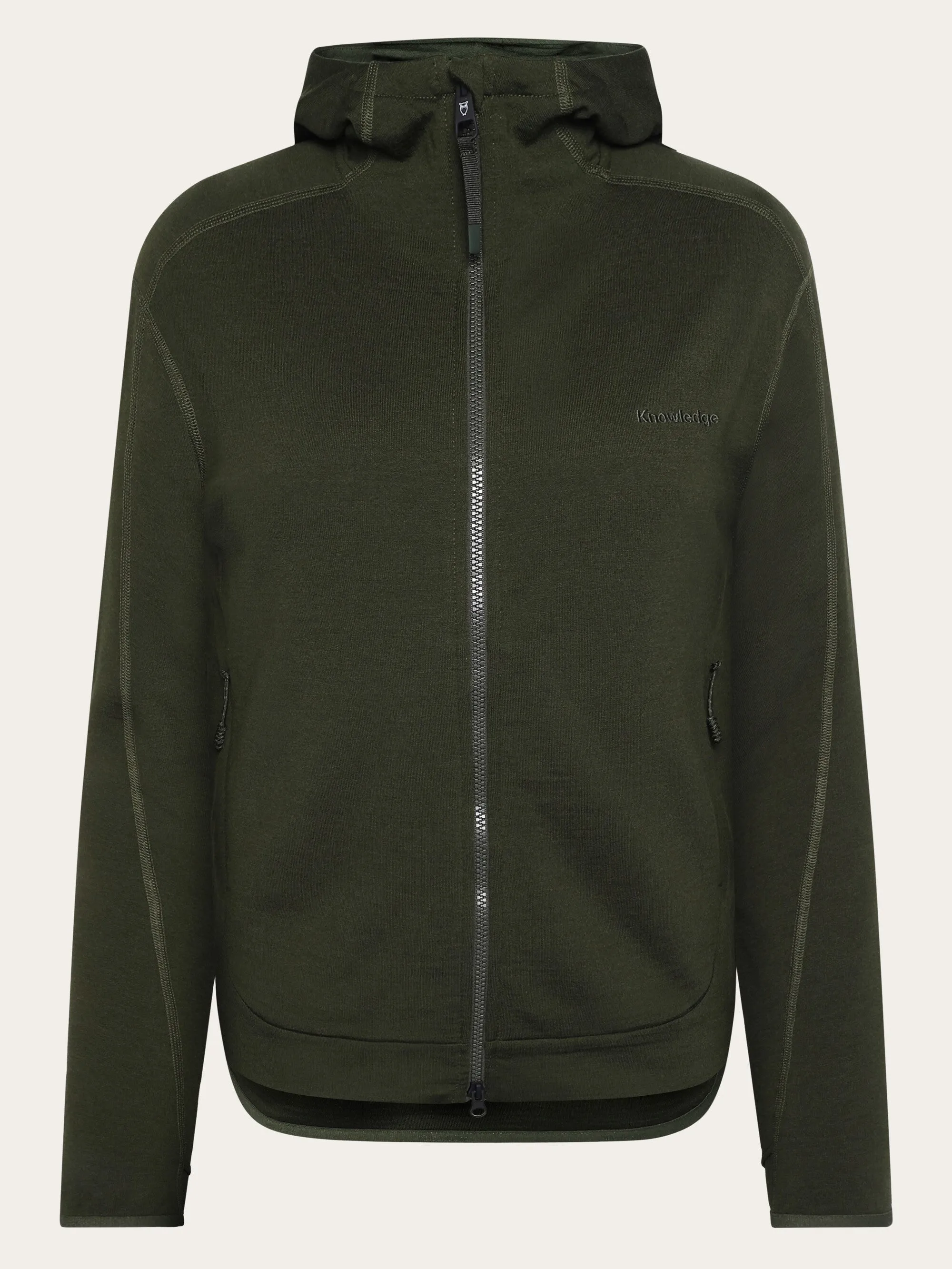 Dynamic Wool 320 Fleece hoody - RWS - Forrest Night Knowledge Cotton