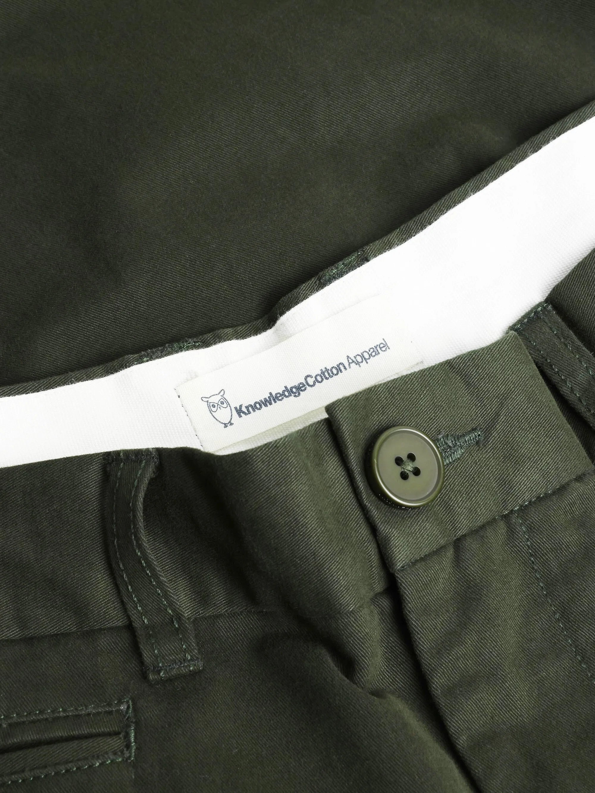 FLINT Organic Cotton Twill Chino GOTS/Vegan - Forrest Night Knowledge Cotton