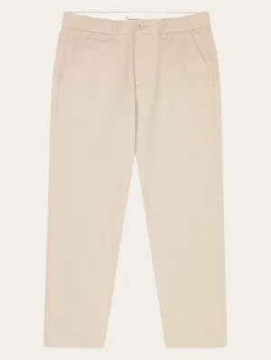FLINT Organic Cotton Twill Chino GOTS/Vegan - Light feather gray Knowledge Cotton