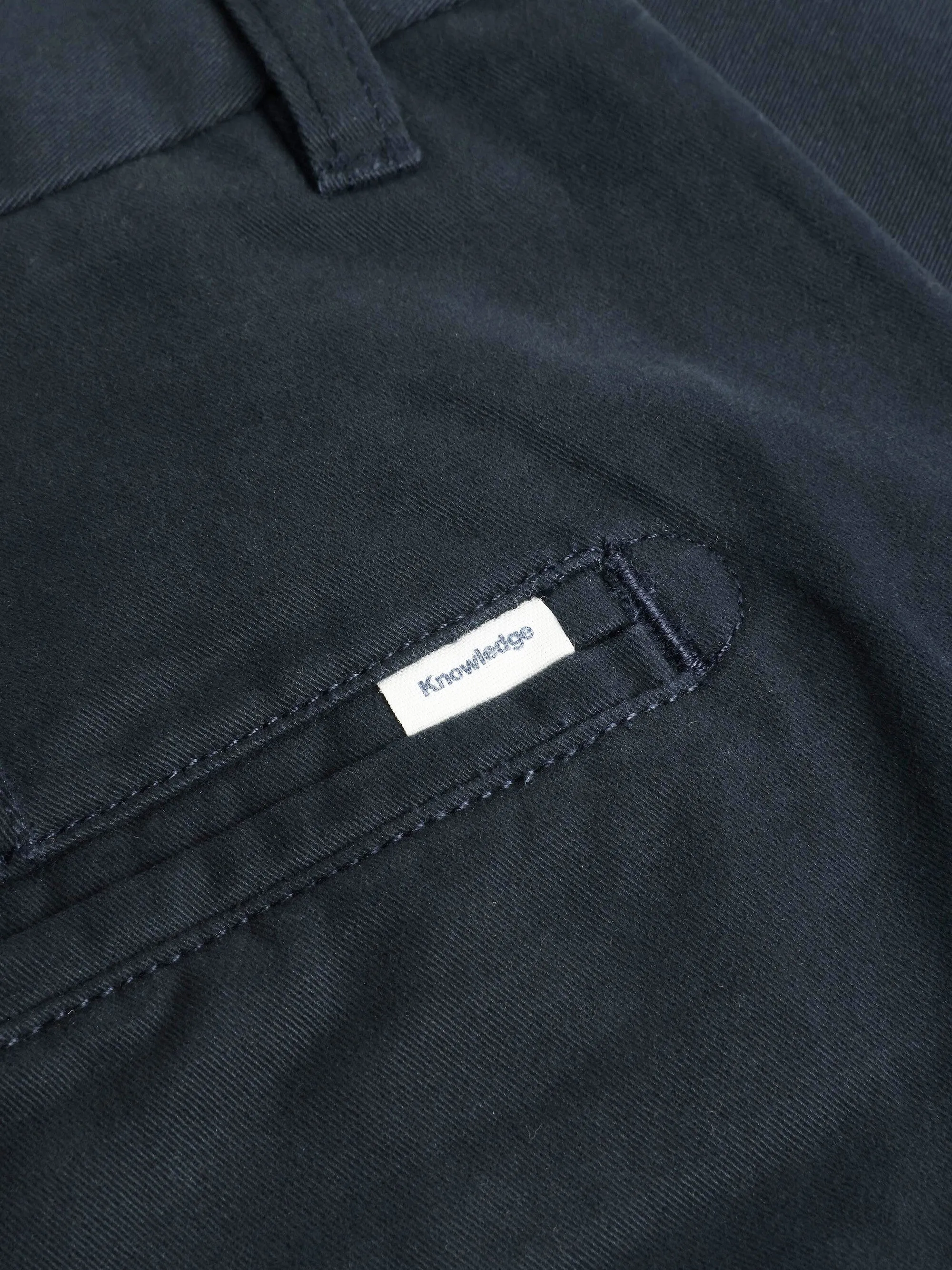 FLINT Organic Cotton Twill Chino GOTS/Vegan - Total Eclipse Knowledge Cotton