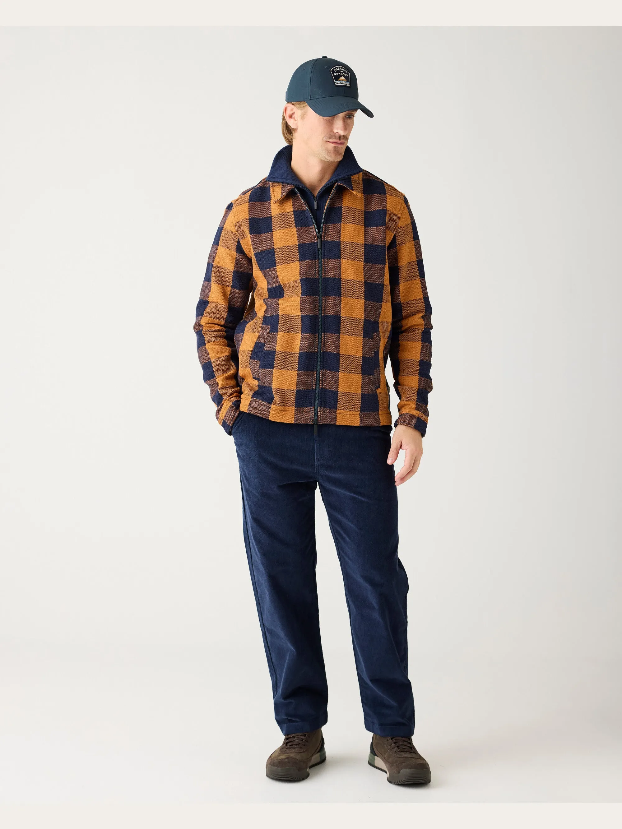 FLINT wide corduroy chino pants - Night Sky Knowledge Cotton