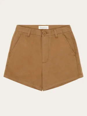 GALE boyfriend mid-rise twill chino shorts - GOTS/Vegan - Tuffet Knowledge Cotton
