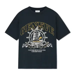 Geneve Catamaran Tee 'Vintage Black'