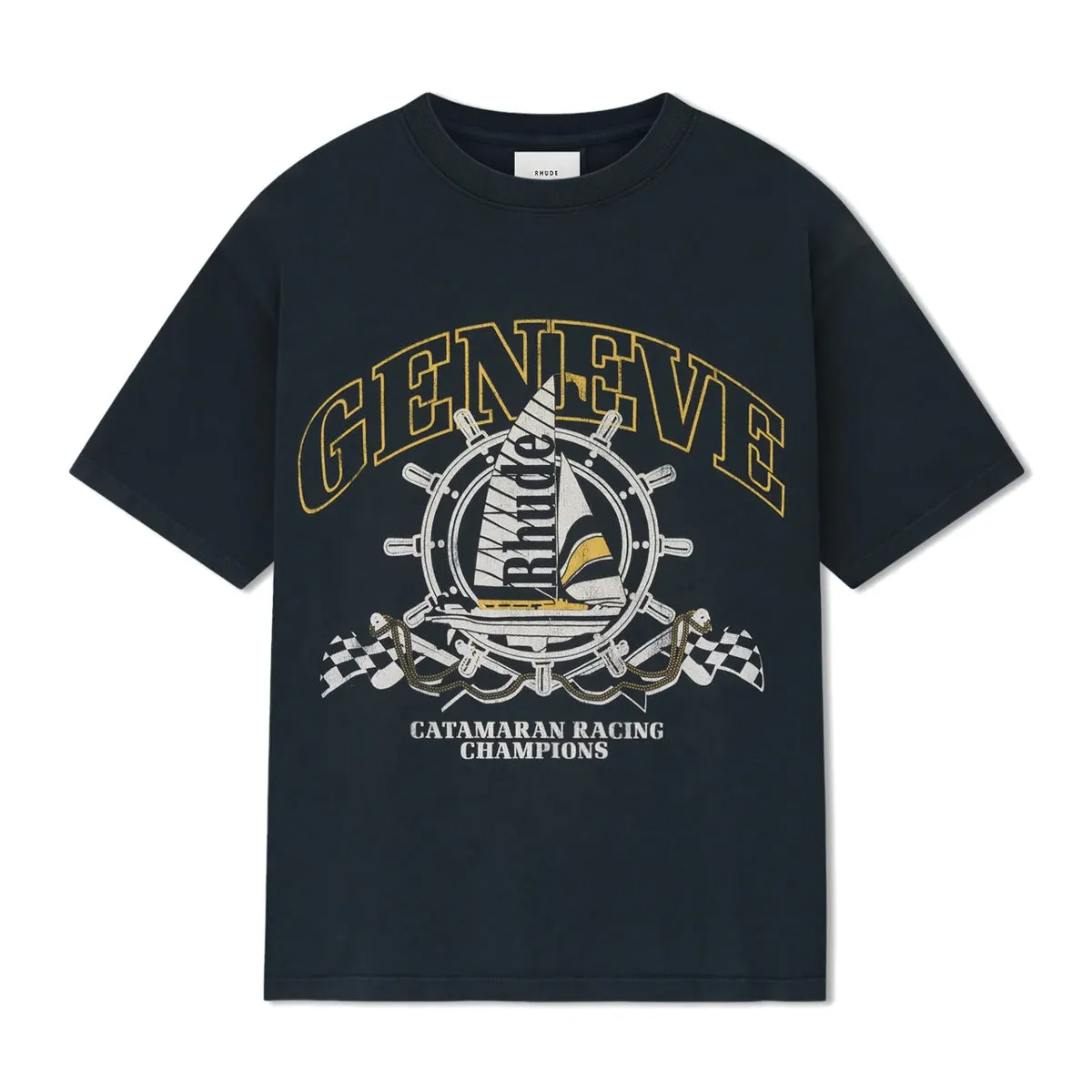 Geneve Catamaran Tee 'Vintage Black'